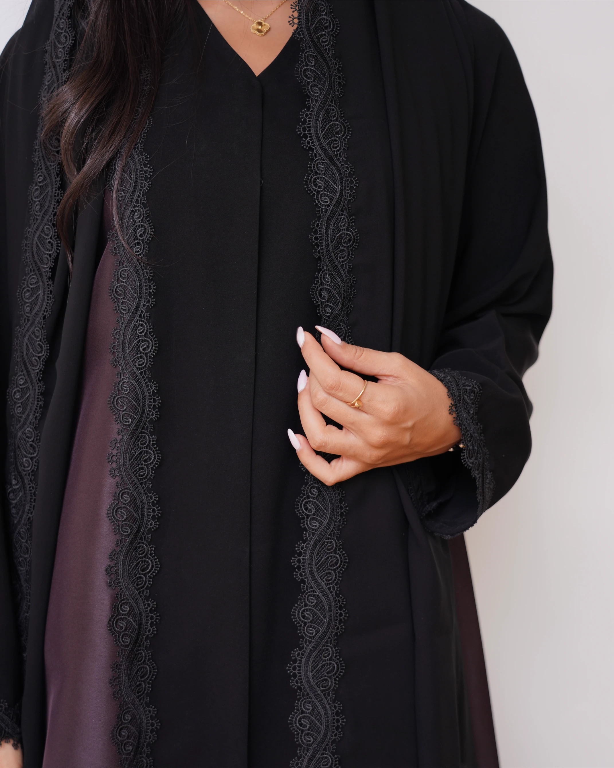 Executive Abaya | Eggplant