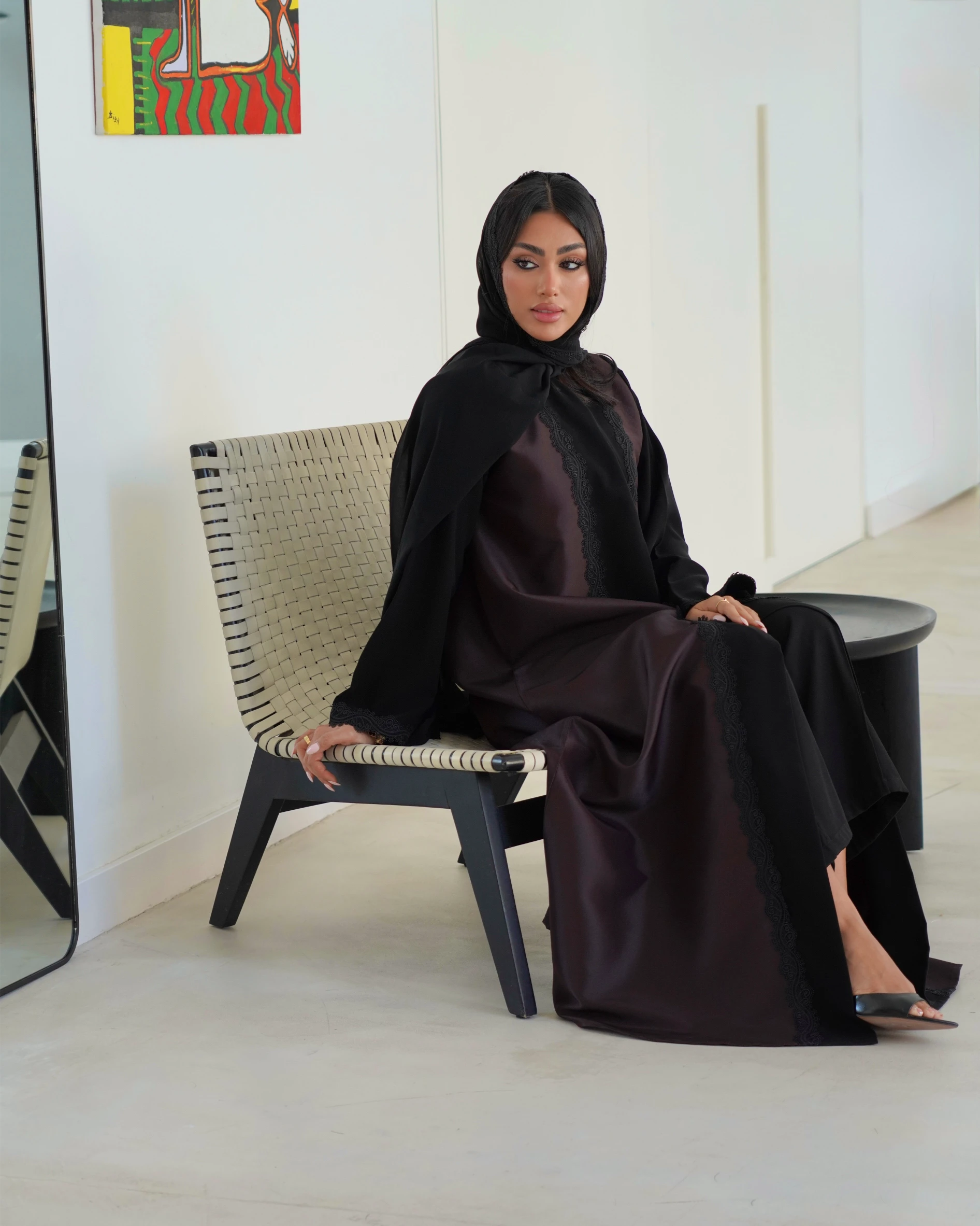Executive Abaya | Eggplant