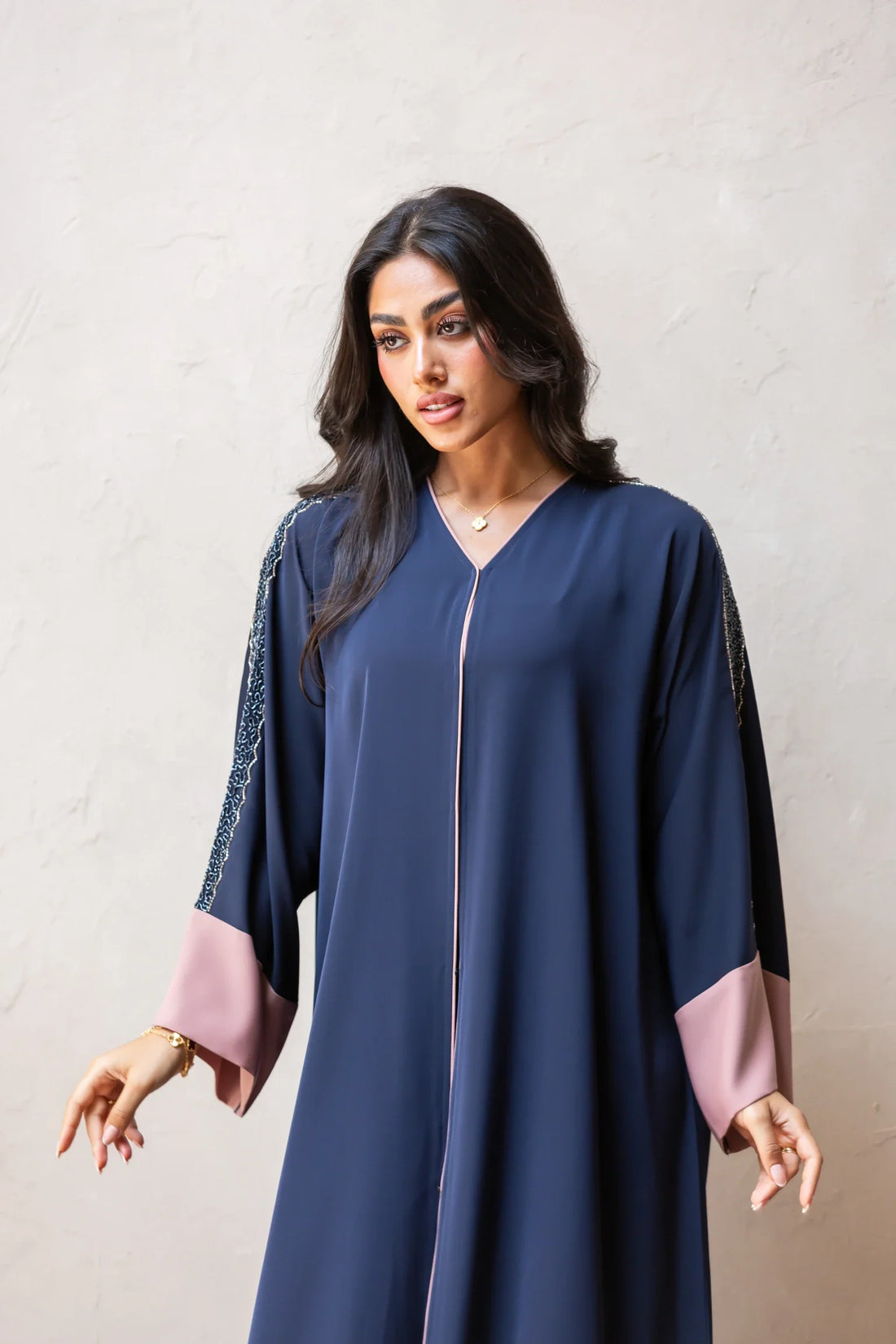Salma Abaya | Navy Blue