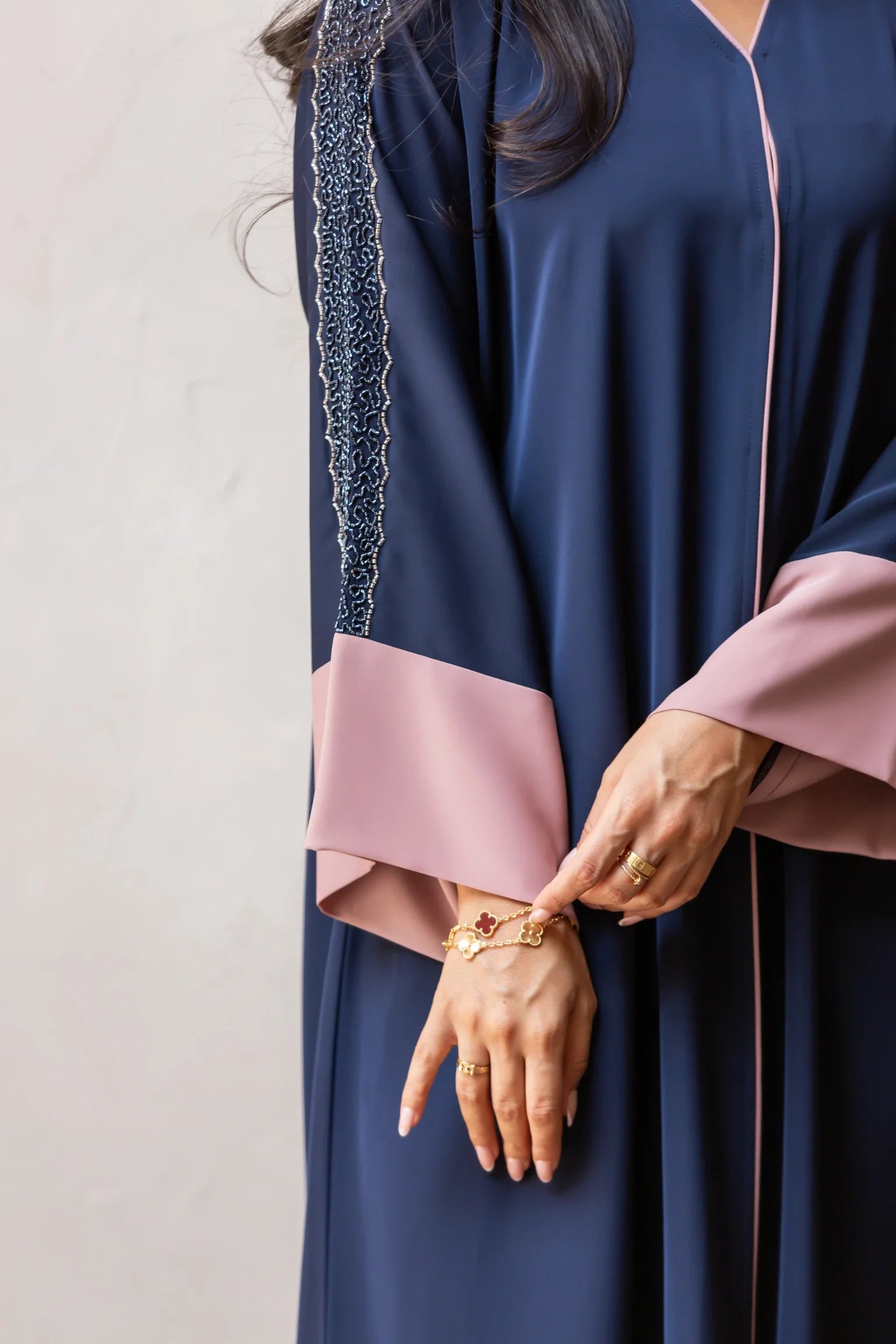 Salma Abaya | Navy Blue