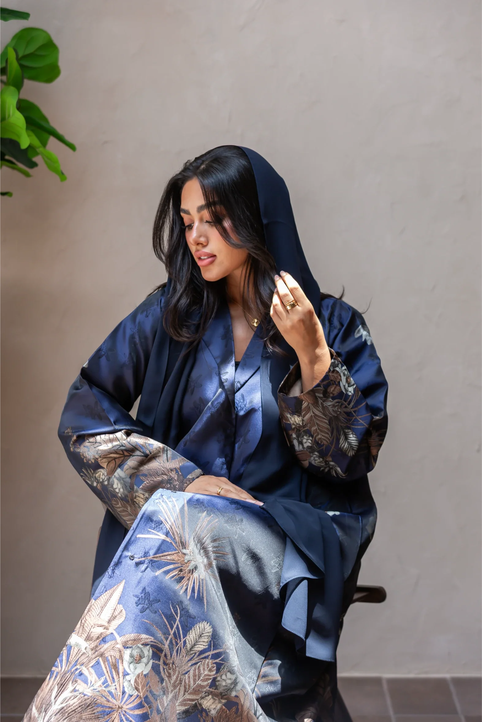 Diana Abaya | Navy Blue