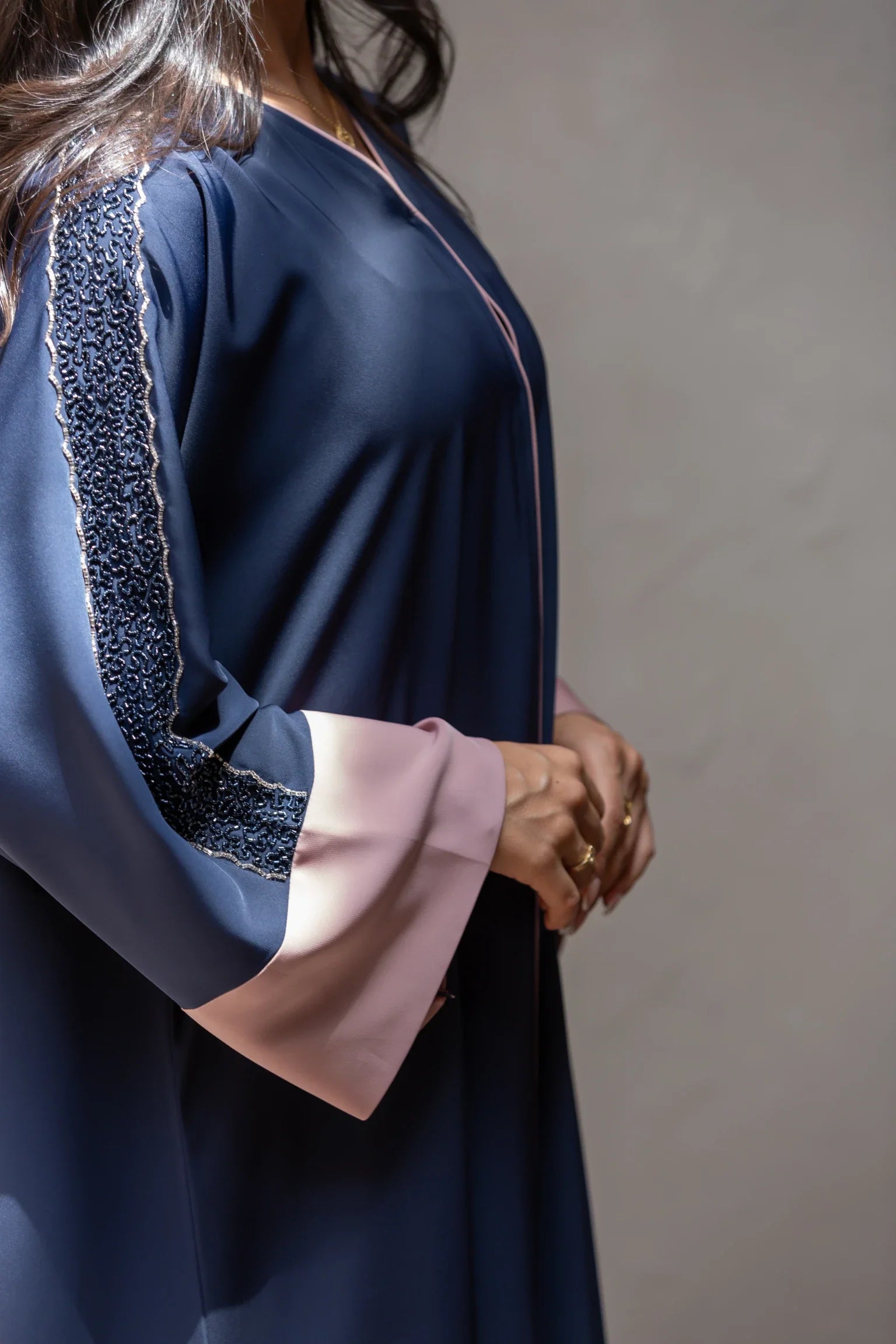 Salma Abaya | Navy Blue