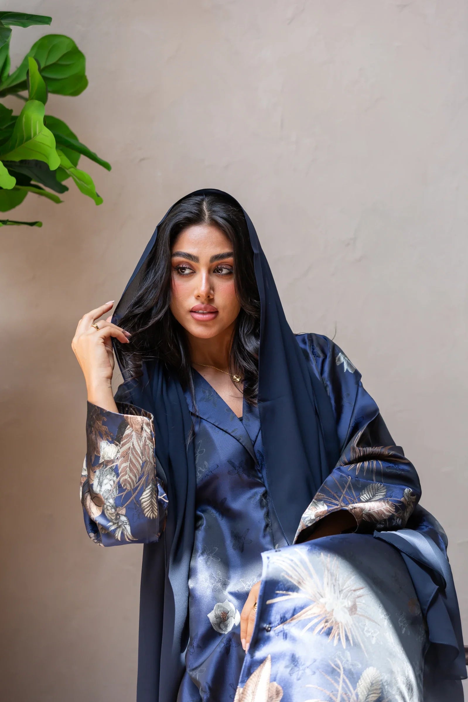 Diana Abaya | Navy Blue