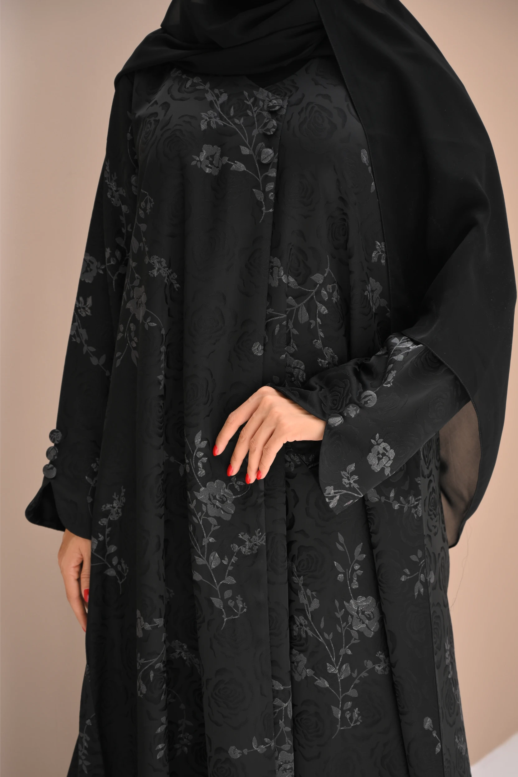Salma Abaya | Silver
