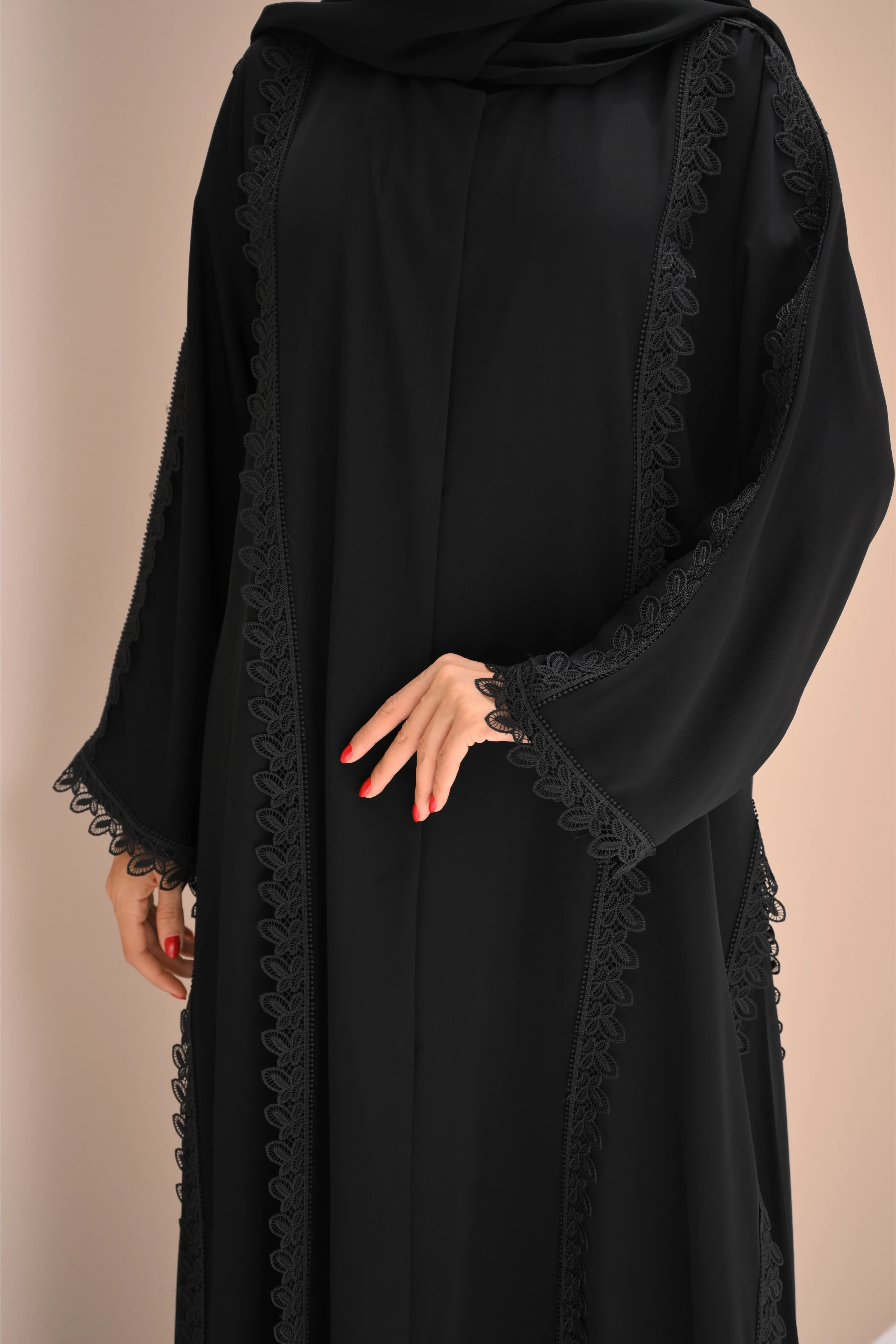 Fatema Abaya | Black
