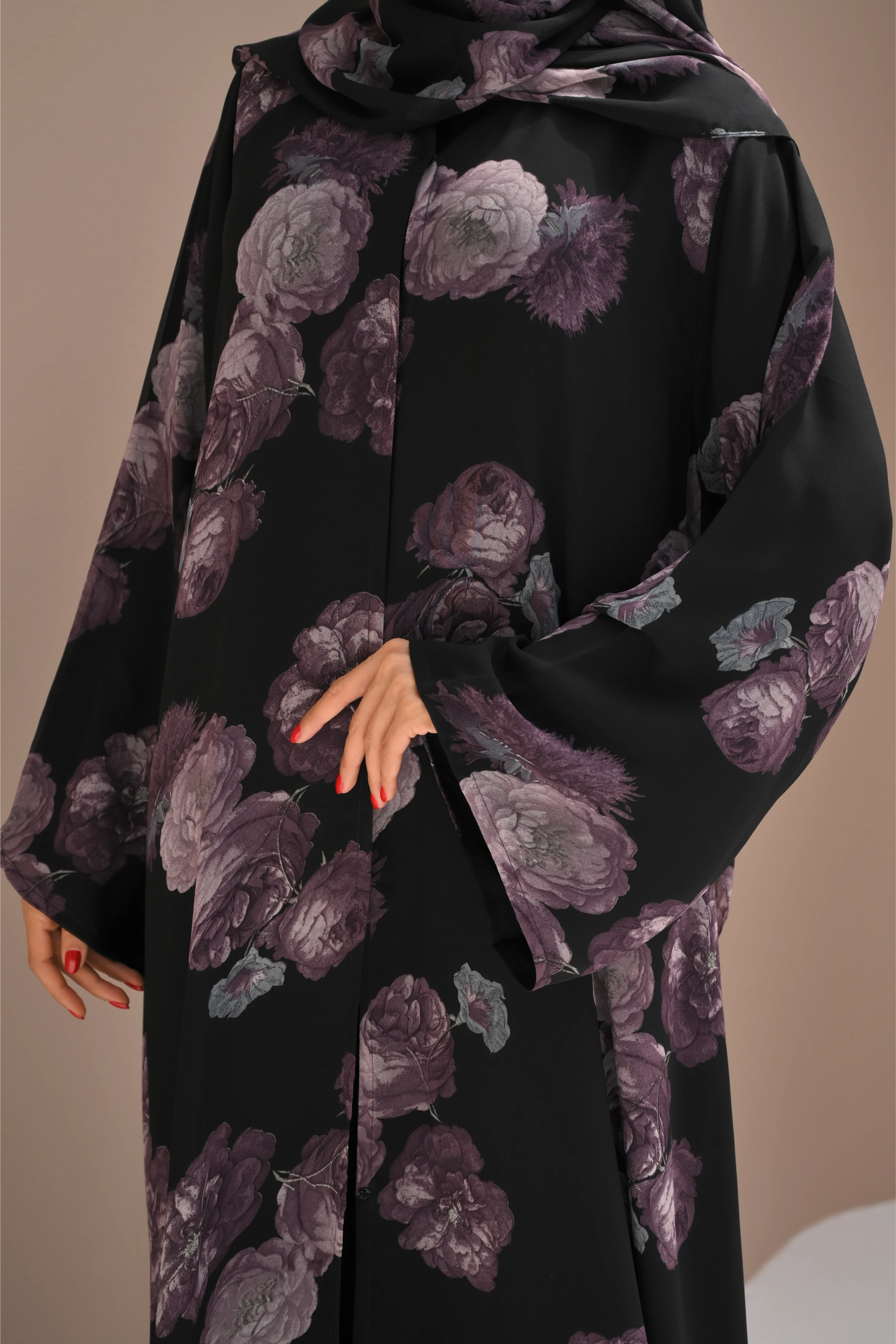 Jasmine Purple Abaya