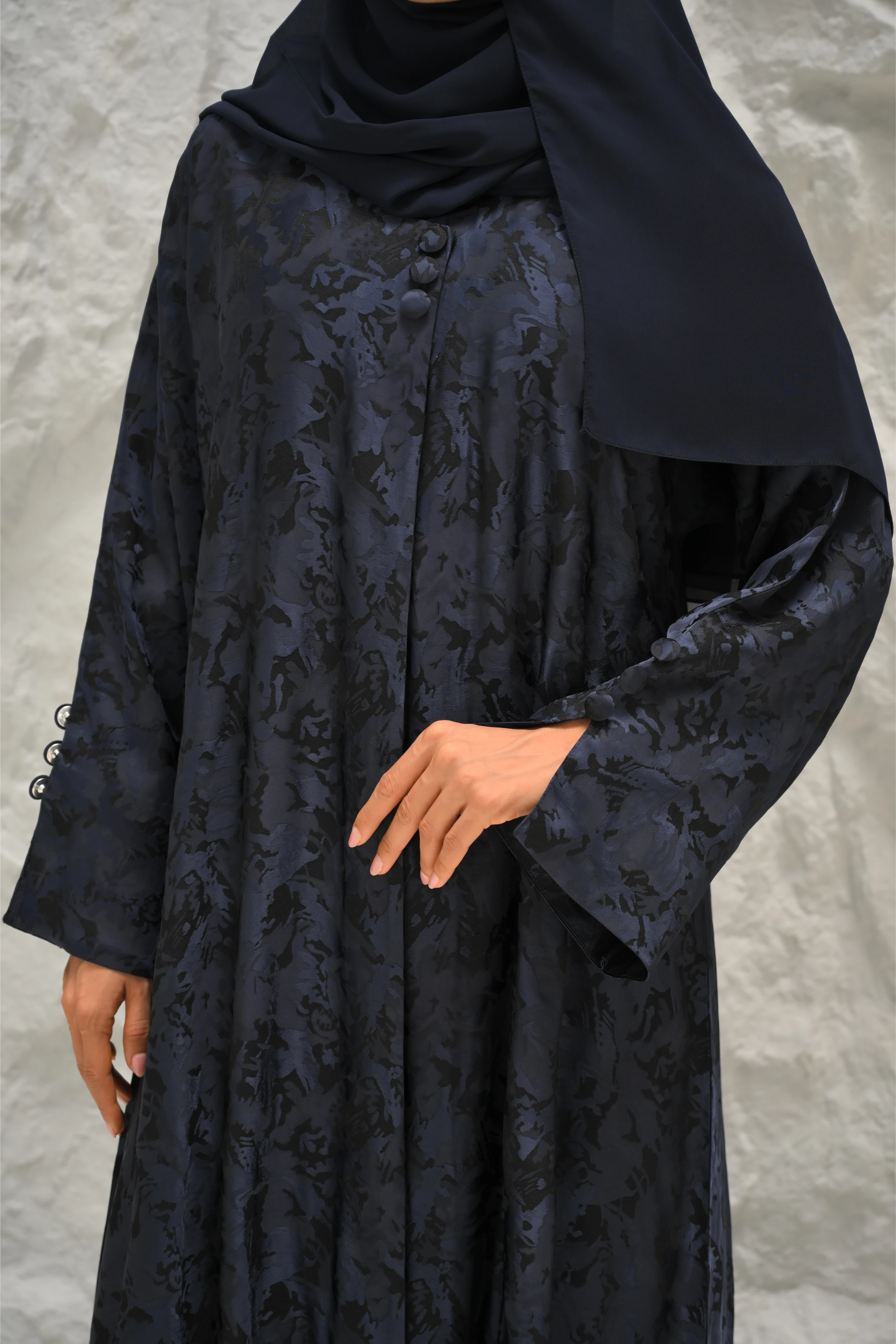 Zahia Abaya Blue