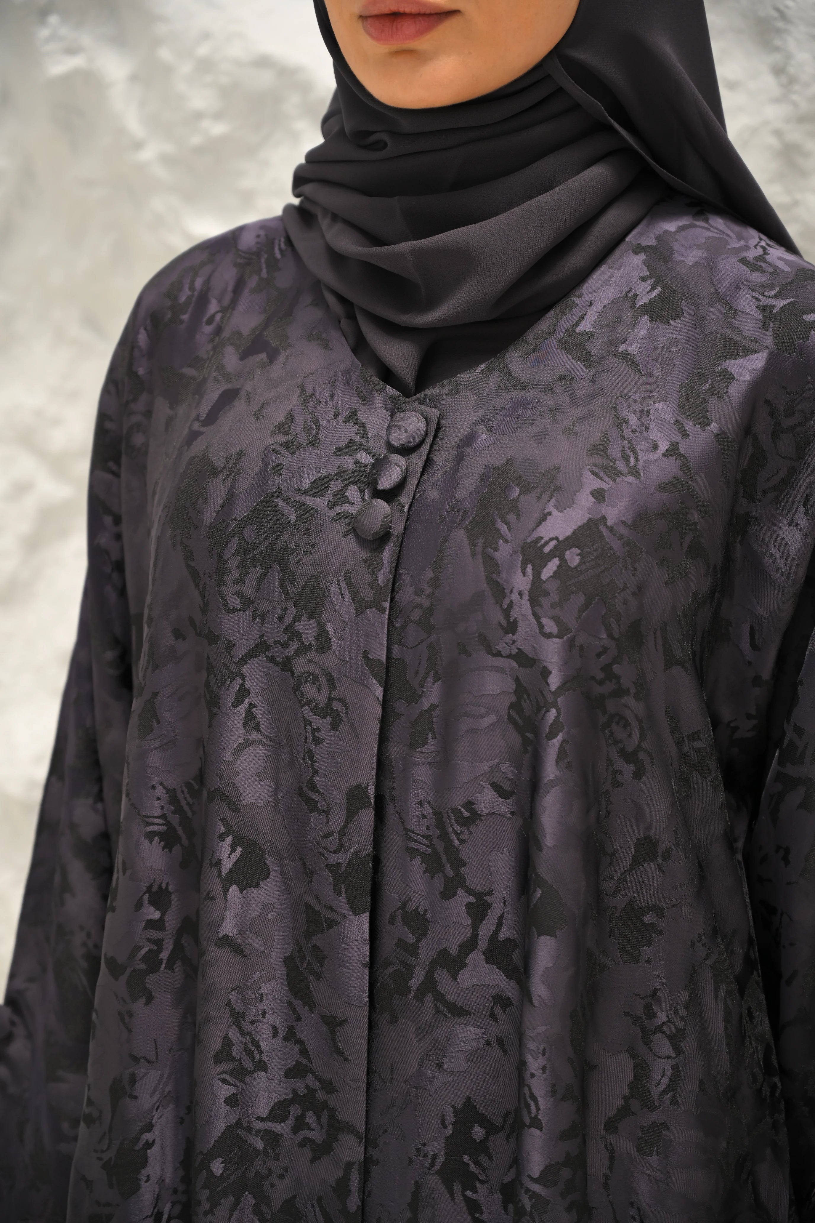 Zahia Abaya Purple