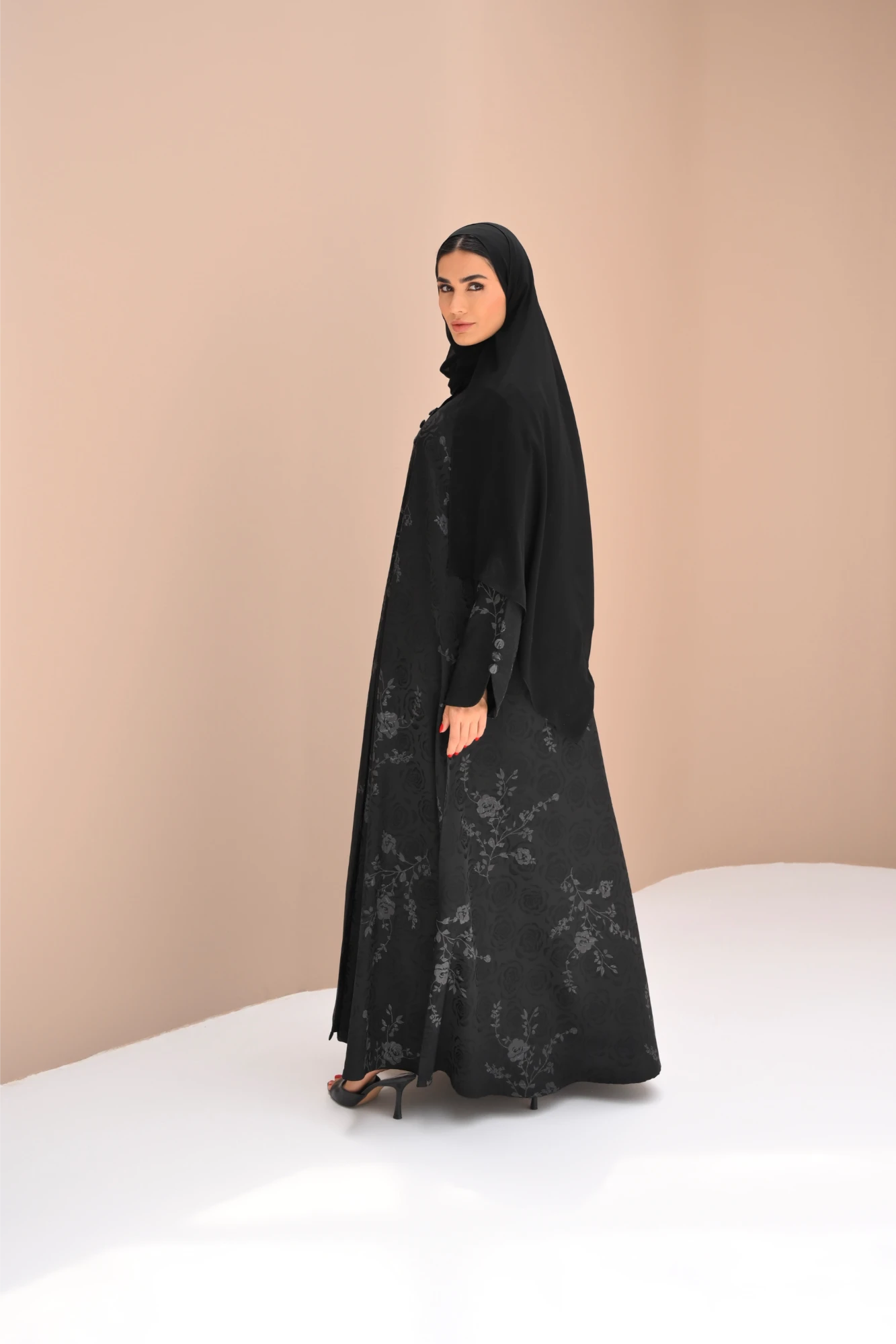 Salma Abaya | Silver