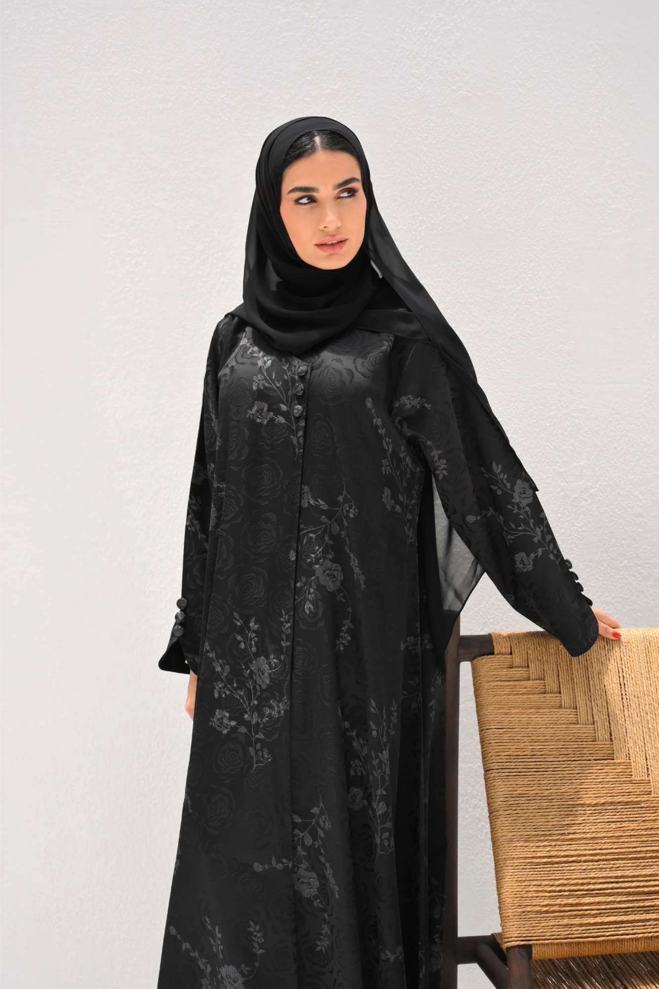 Salma Abaya | Silver