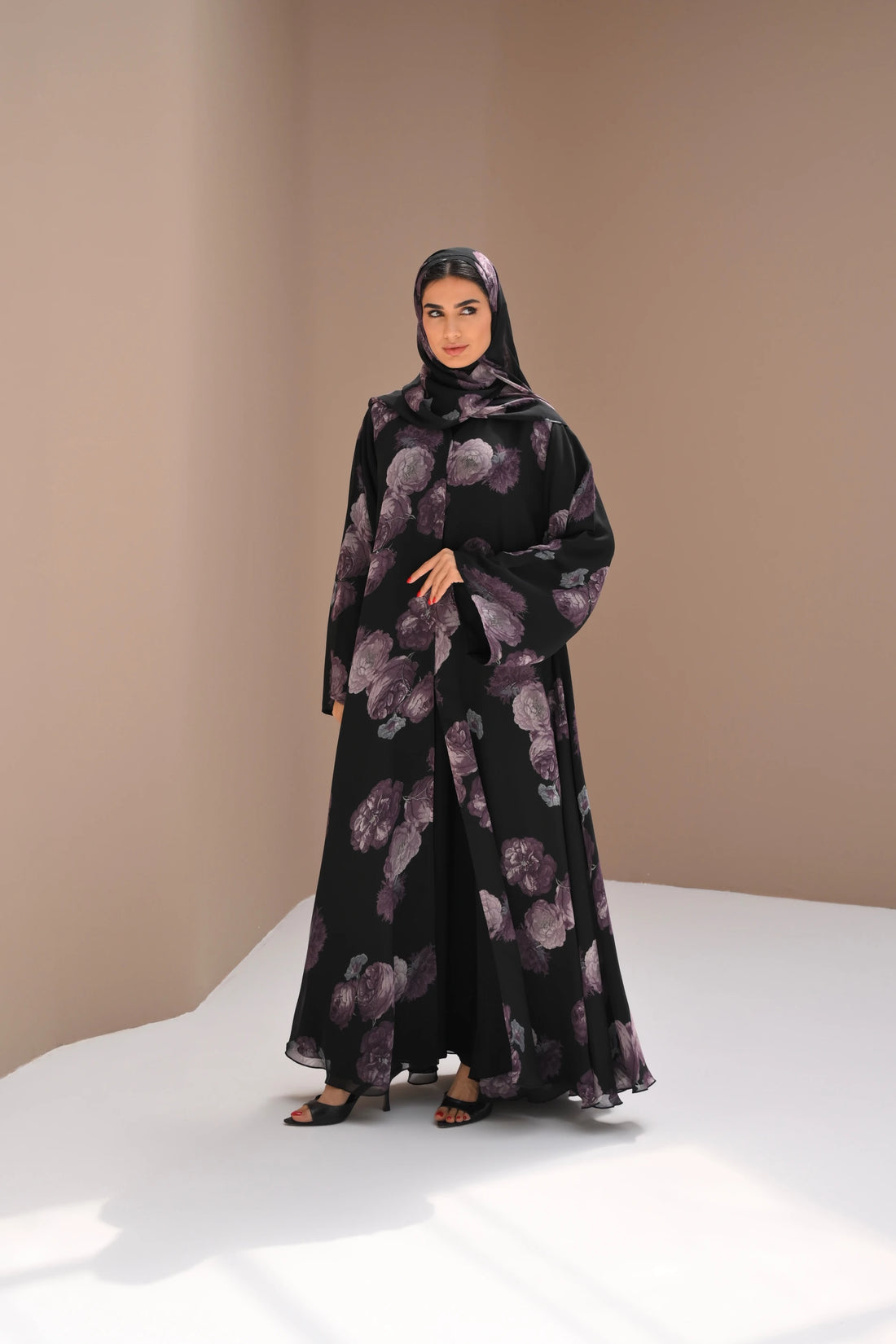 Jasmine Purple Abaya