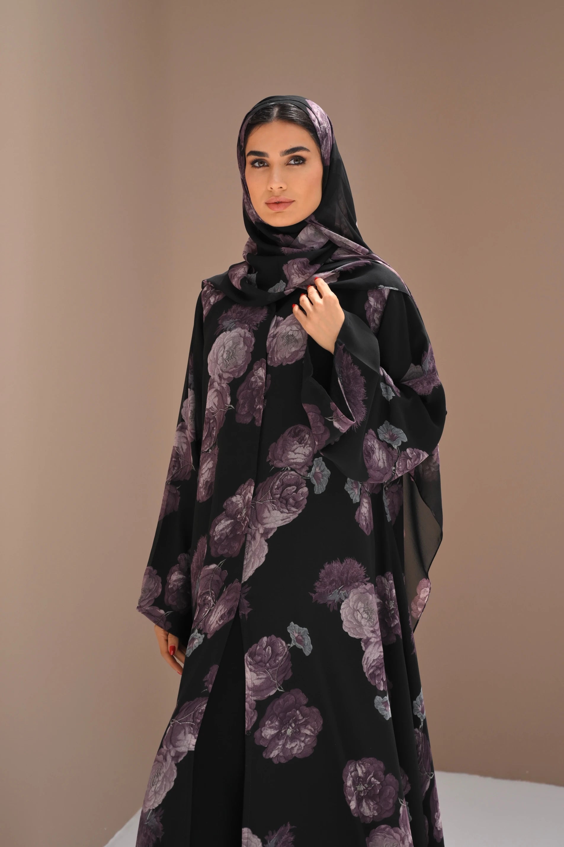 Jasmine Purple Abaya