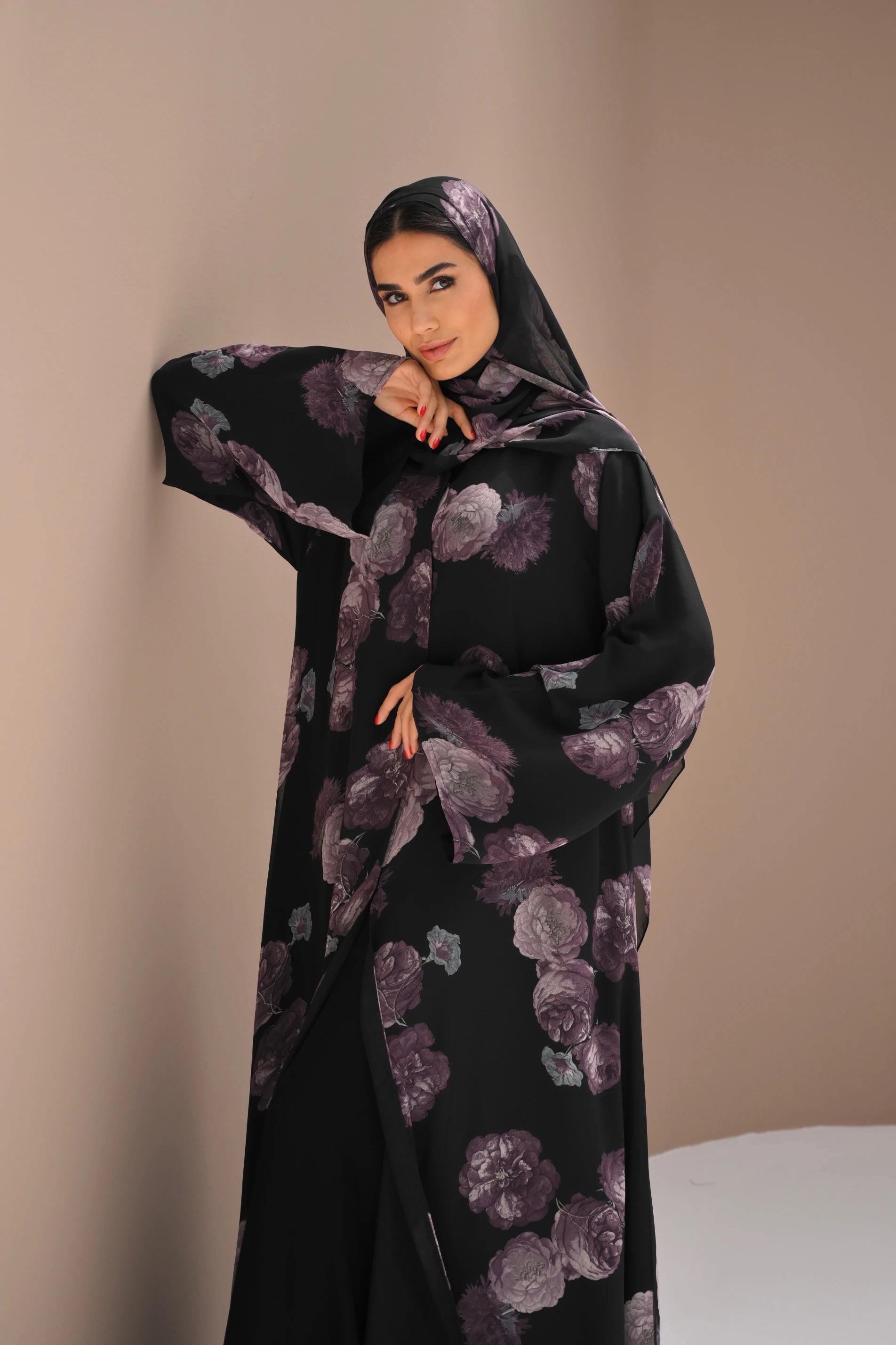 Jasmine Purple Abaya
