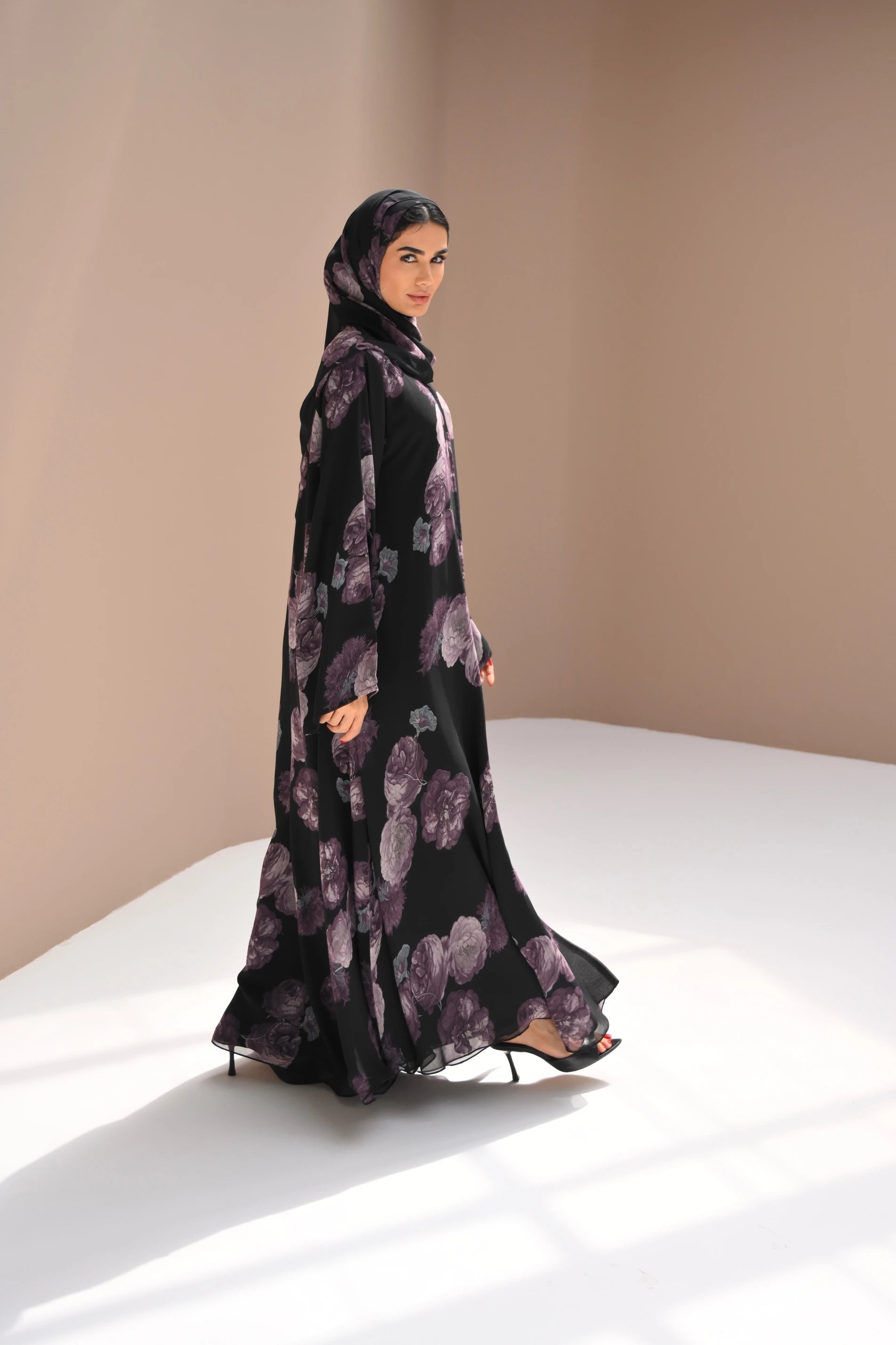 Jasmine Purple Abaya