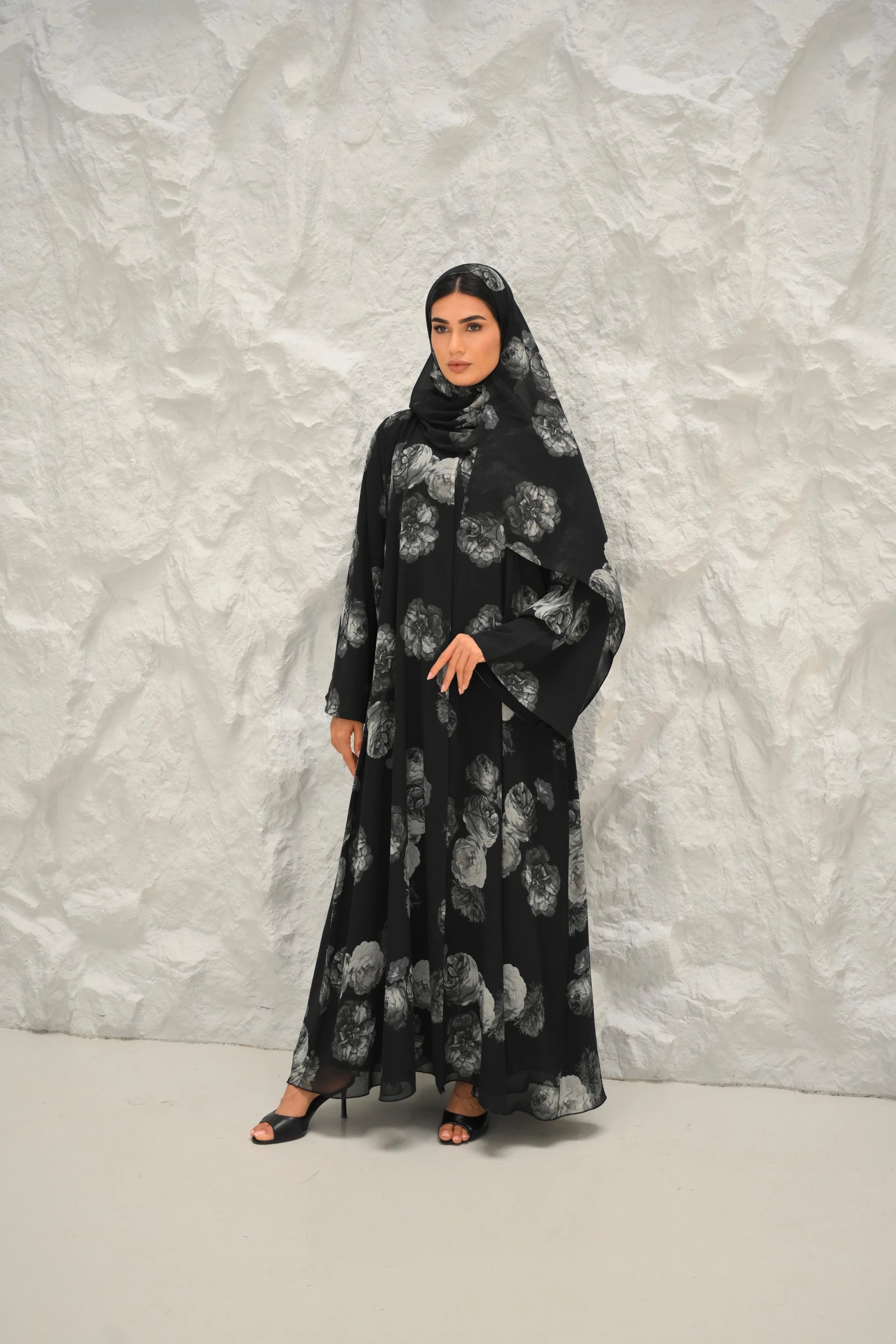 Jasmine Grey Abaya
