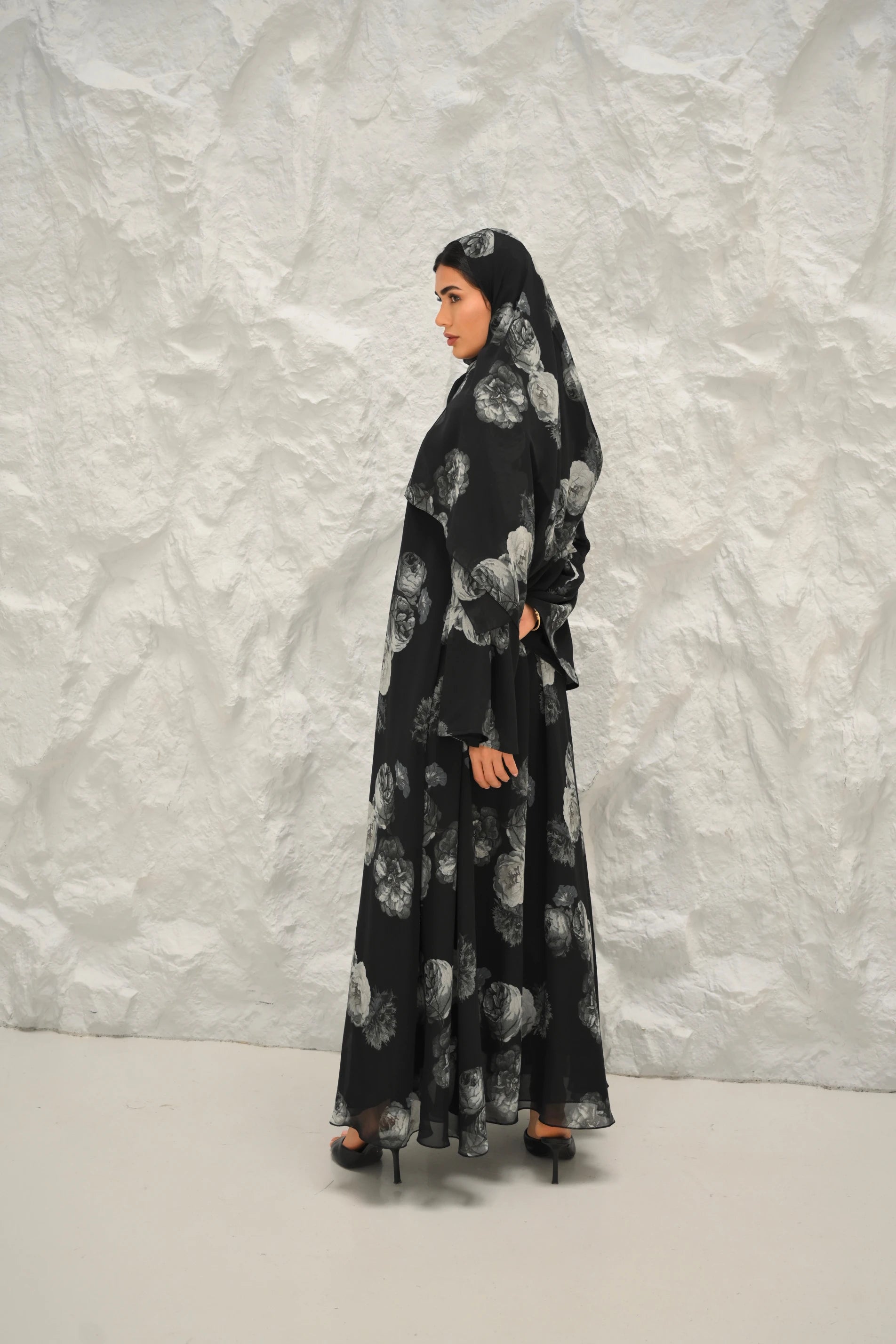 Jasmine Grey Abaya