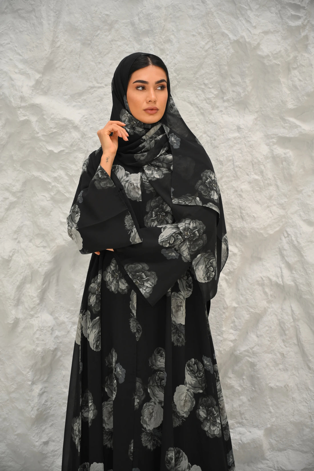 Jasmine Grey Abaya