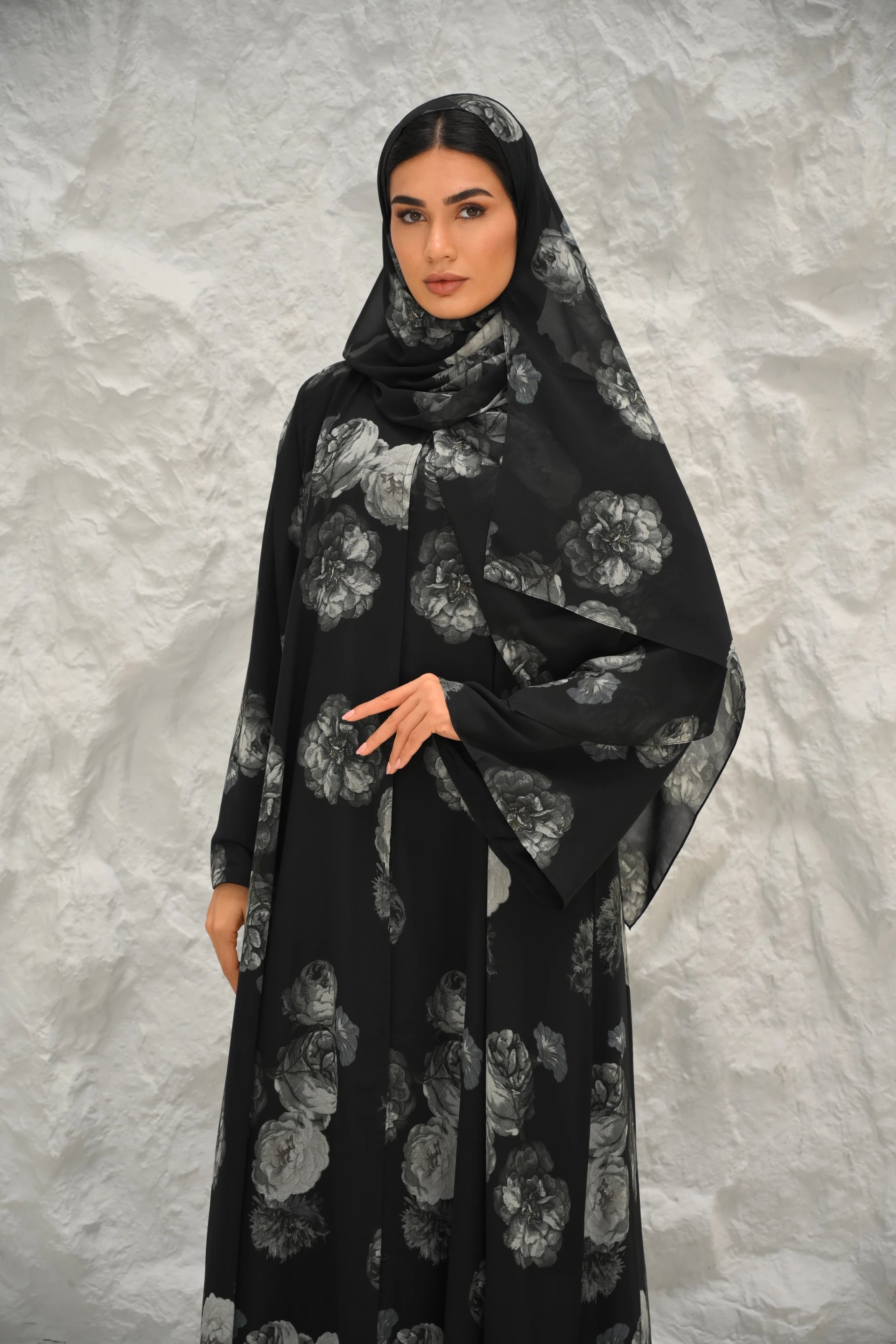 Jasmine Grey Abaya