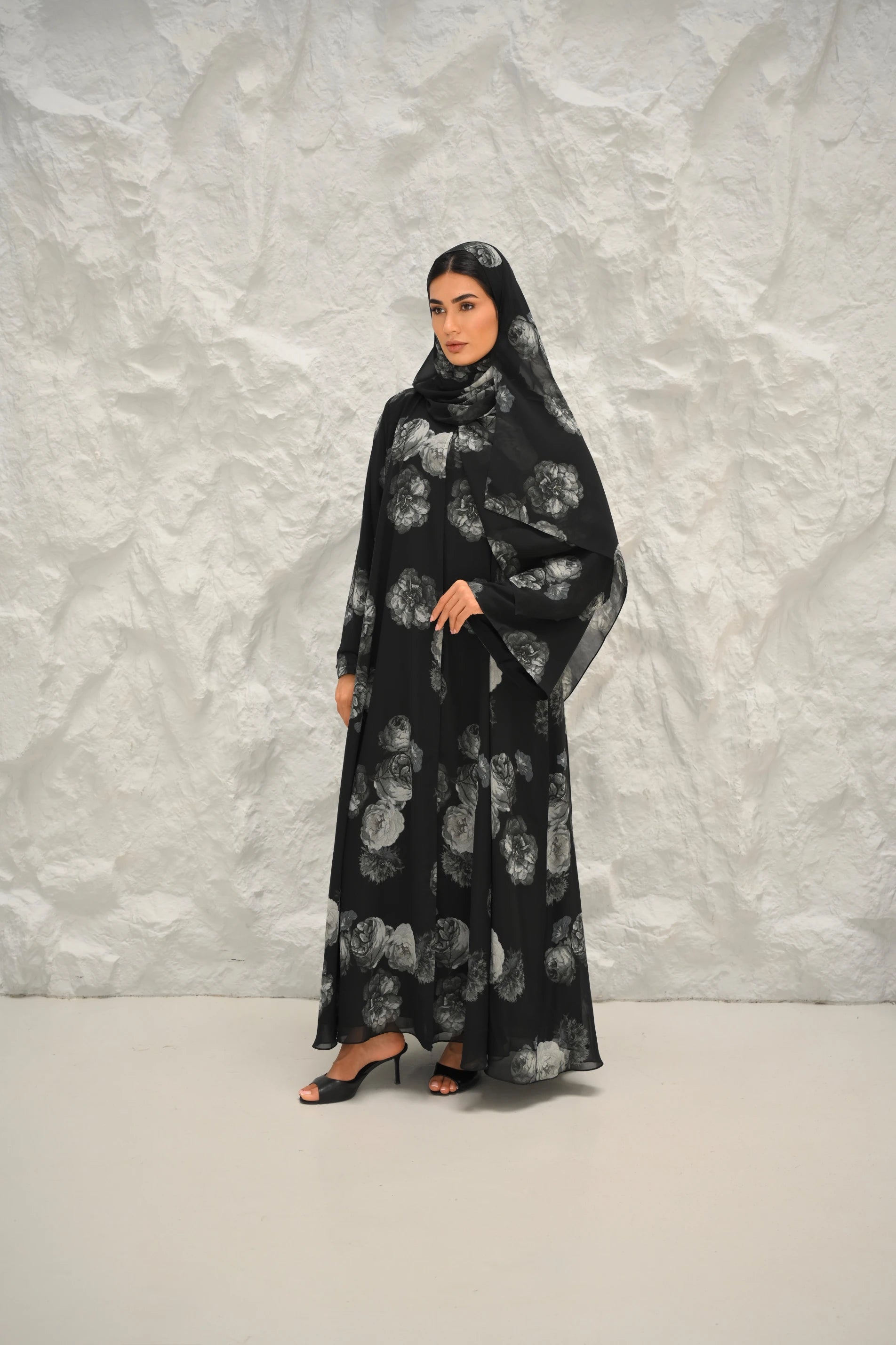 Jasmine Grey Abaya
