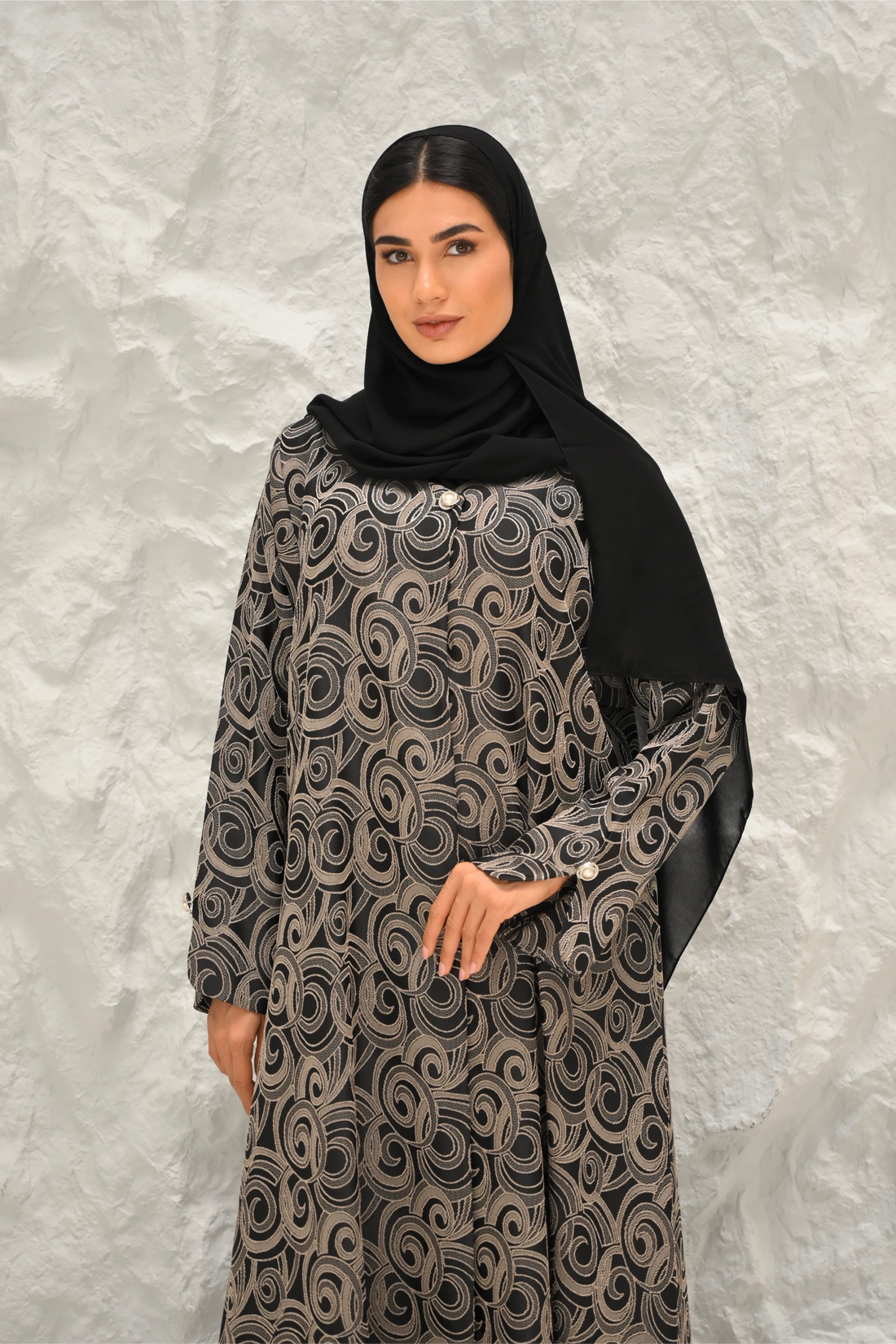 Sana Abaya Gold