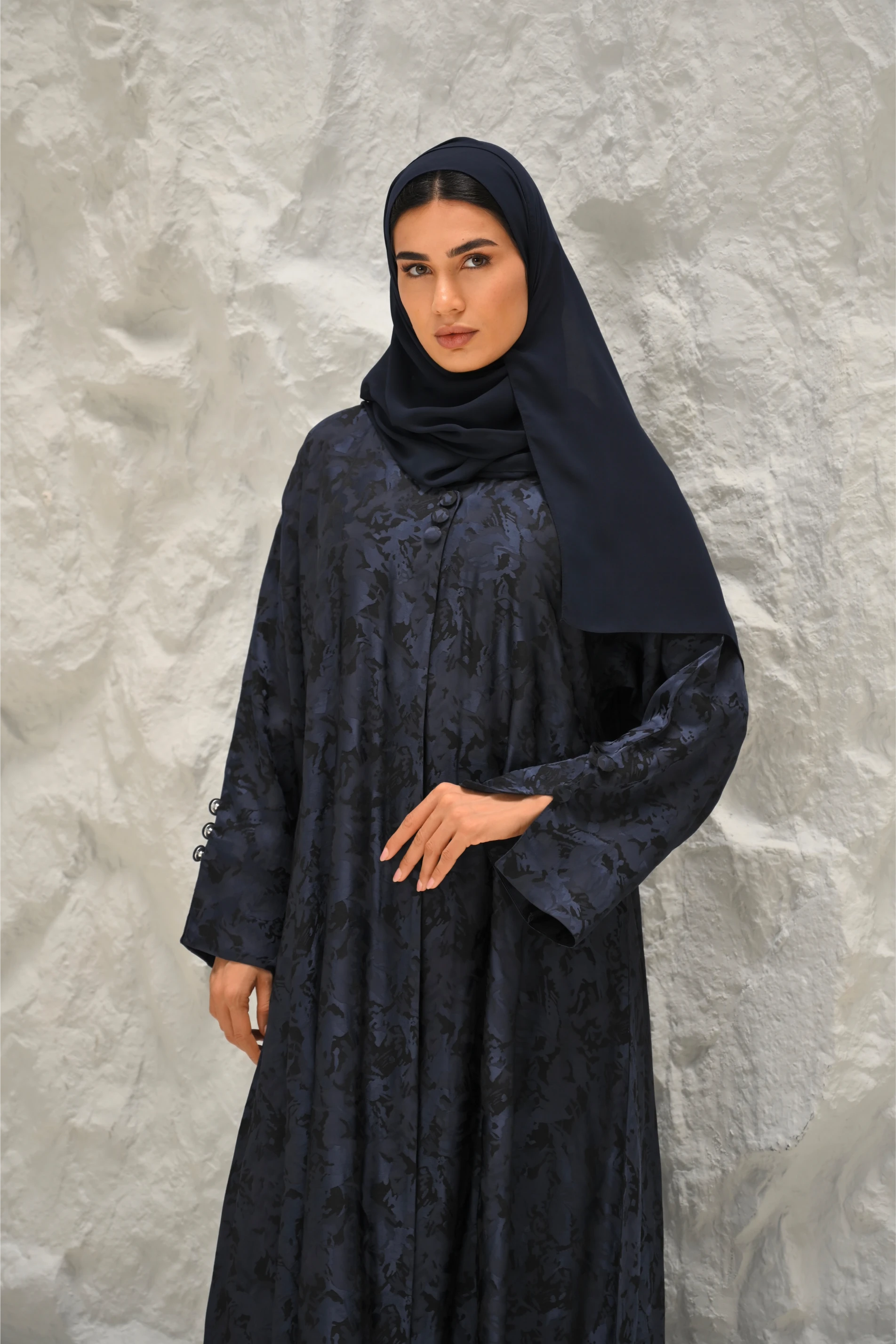 Zahia Abaya Blue