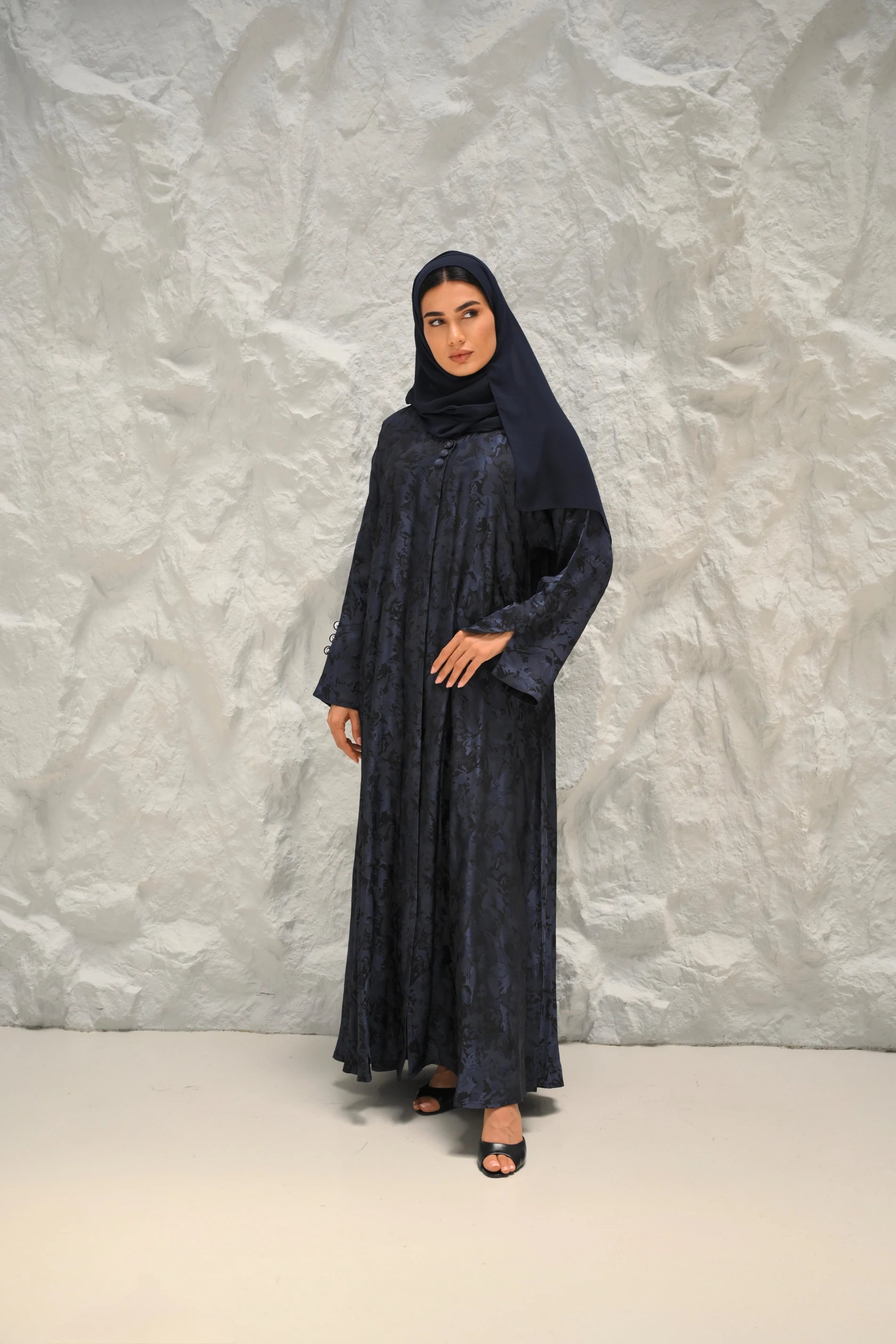 Zahia Abaya Blue