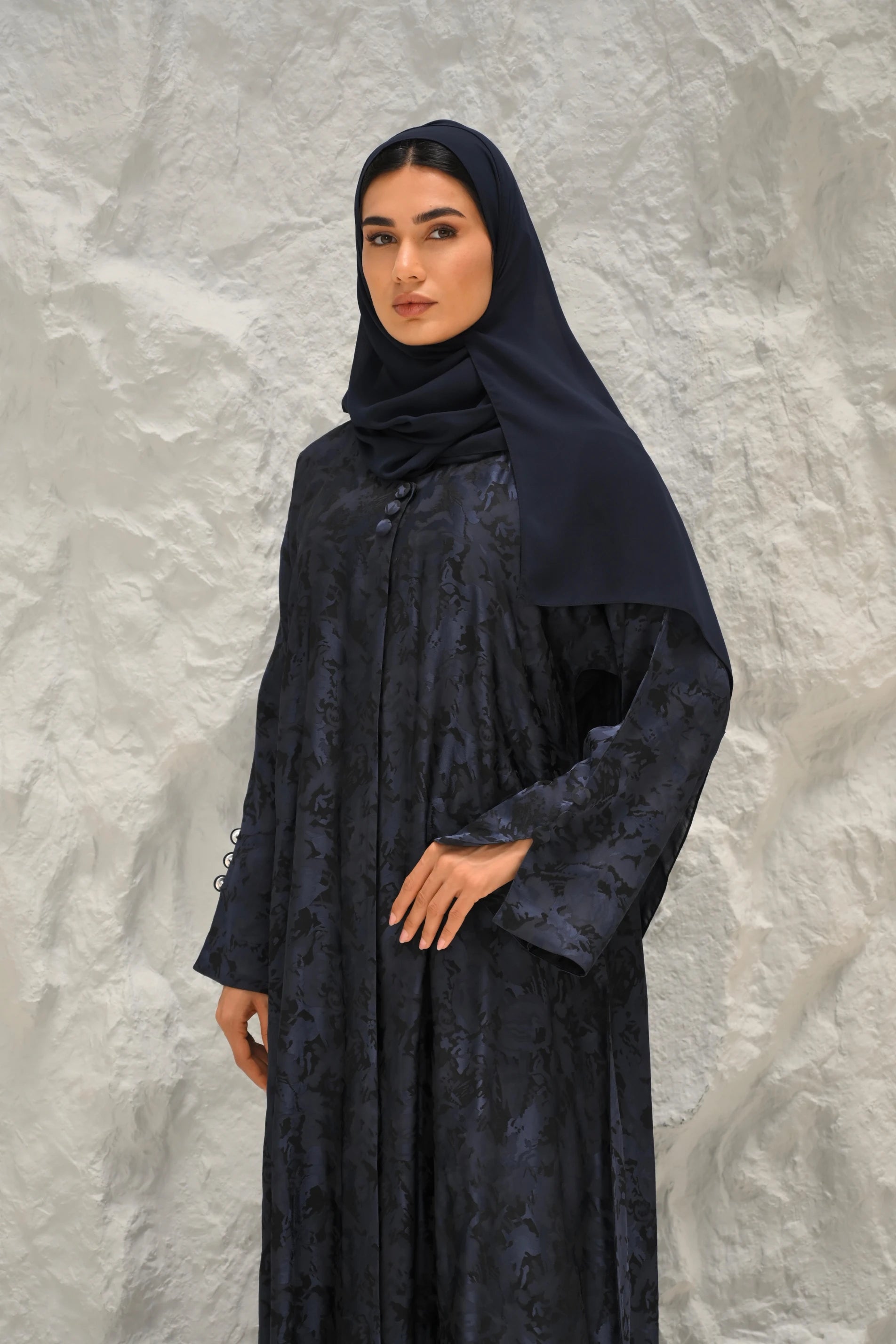 Zahia Abaya Blue