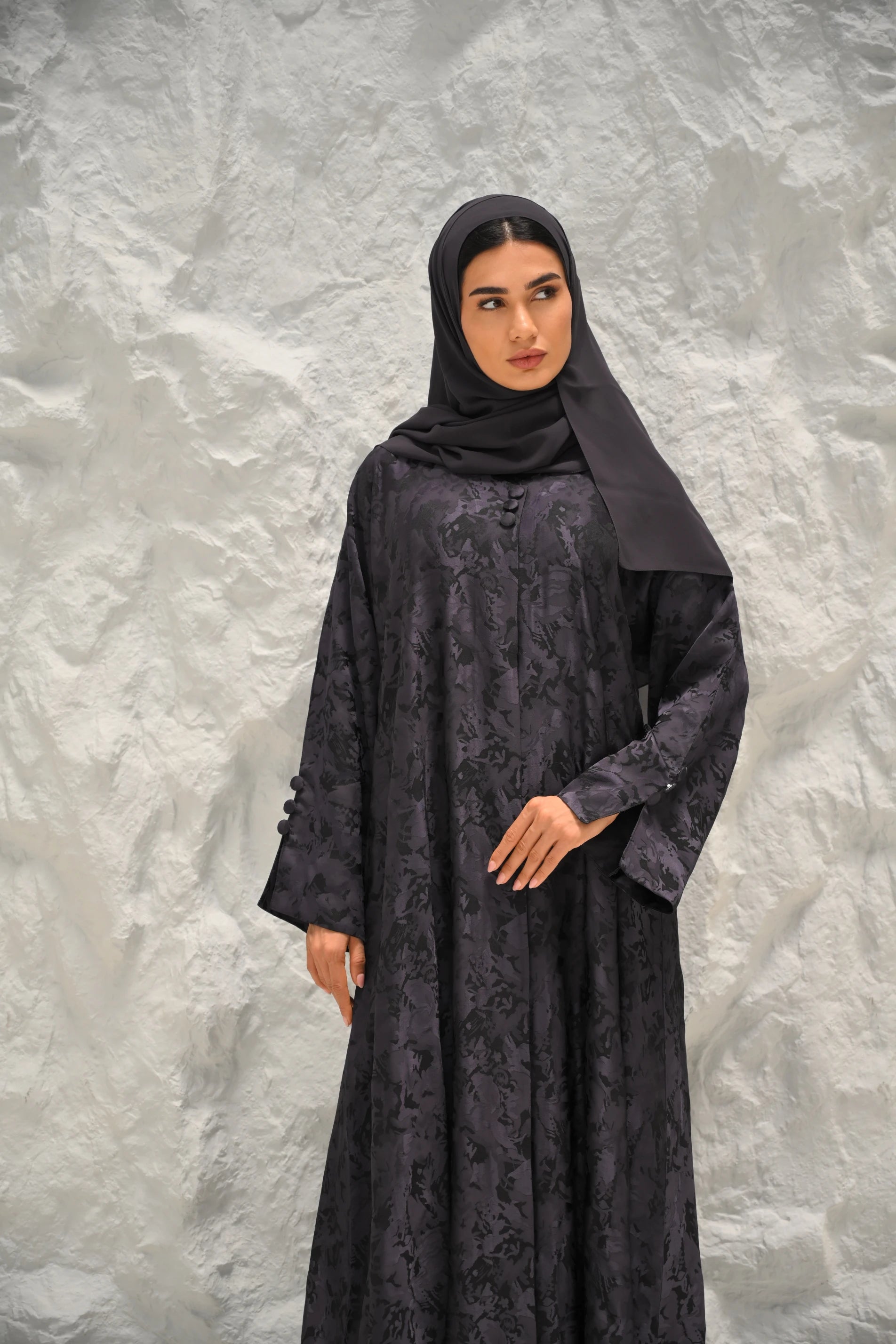 Zahia Abaya Purple