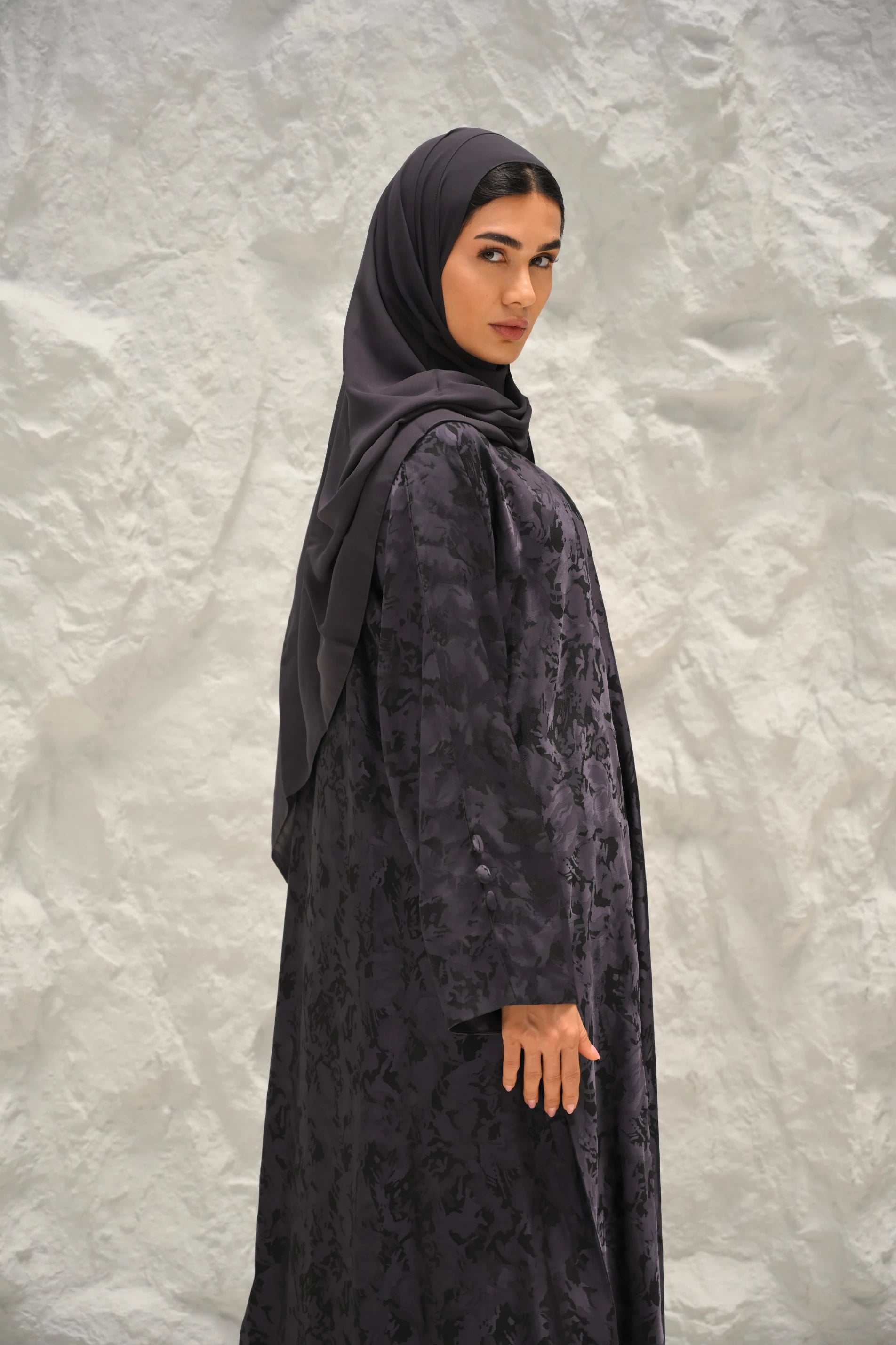 Zahia Abaya Purple