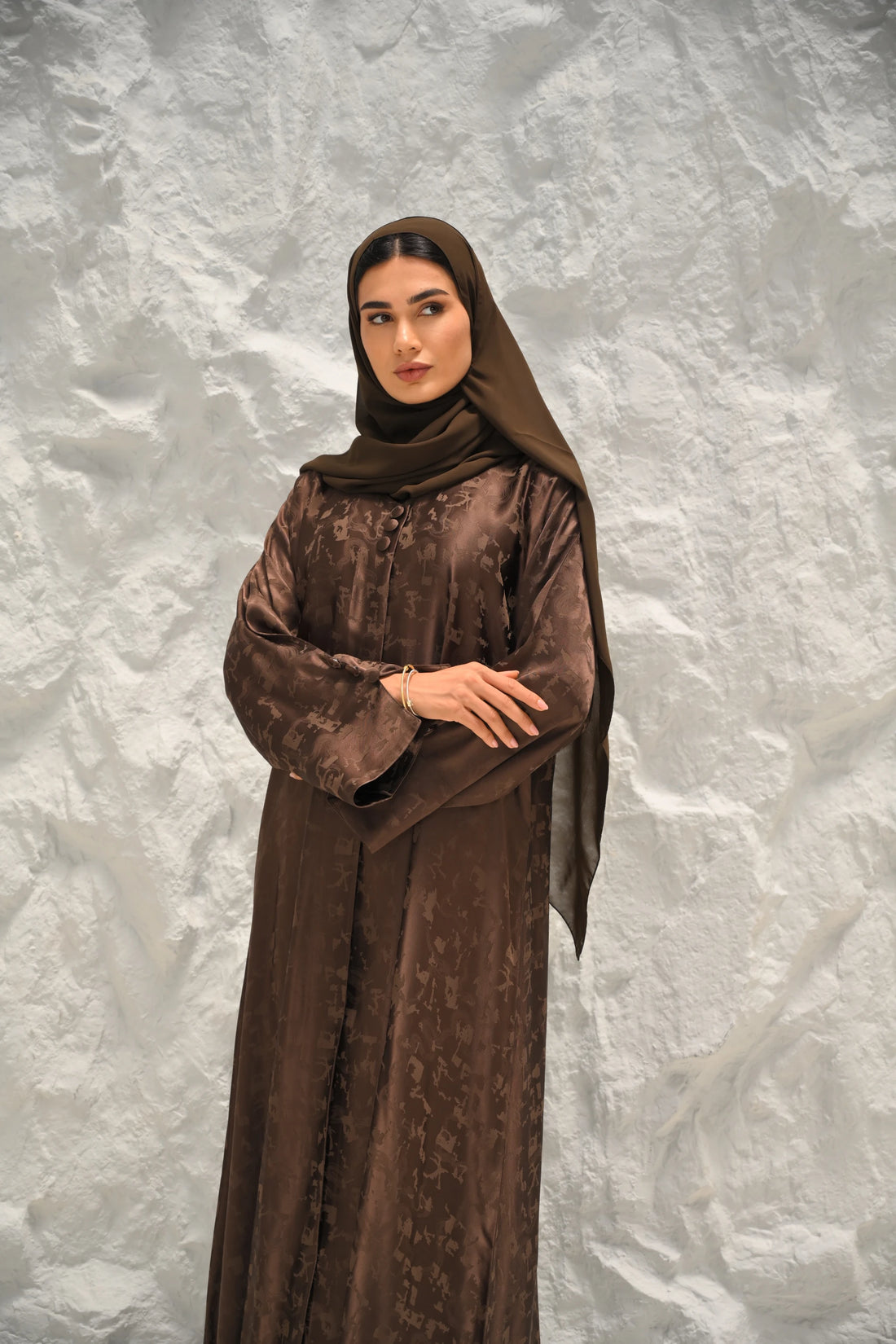 Zahia Abaya Brown