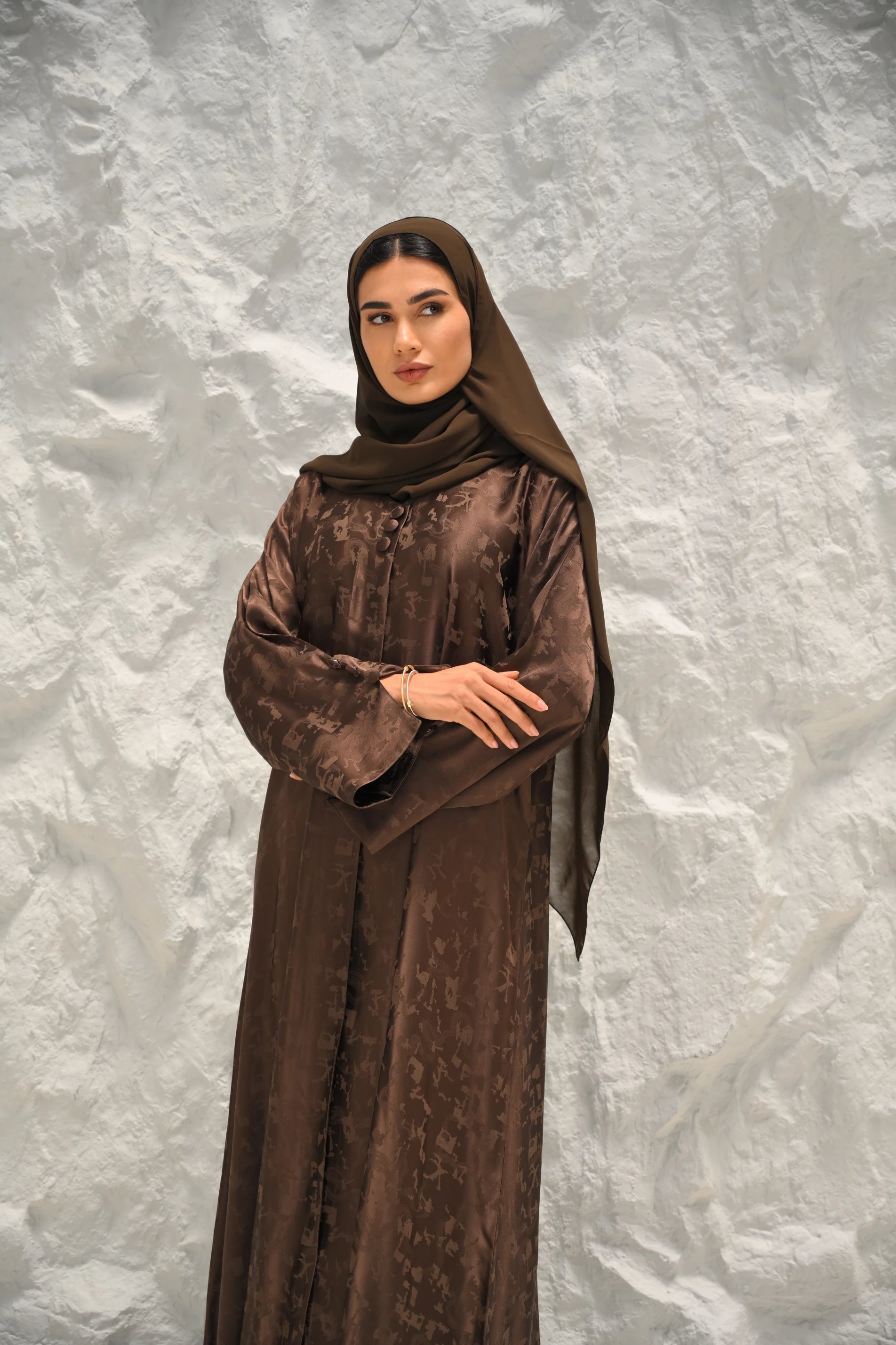 Zahia Abaya Brown