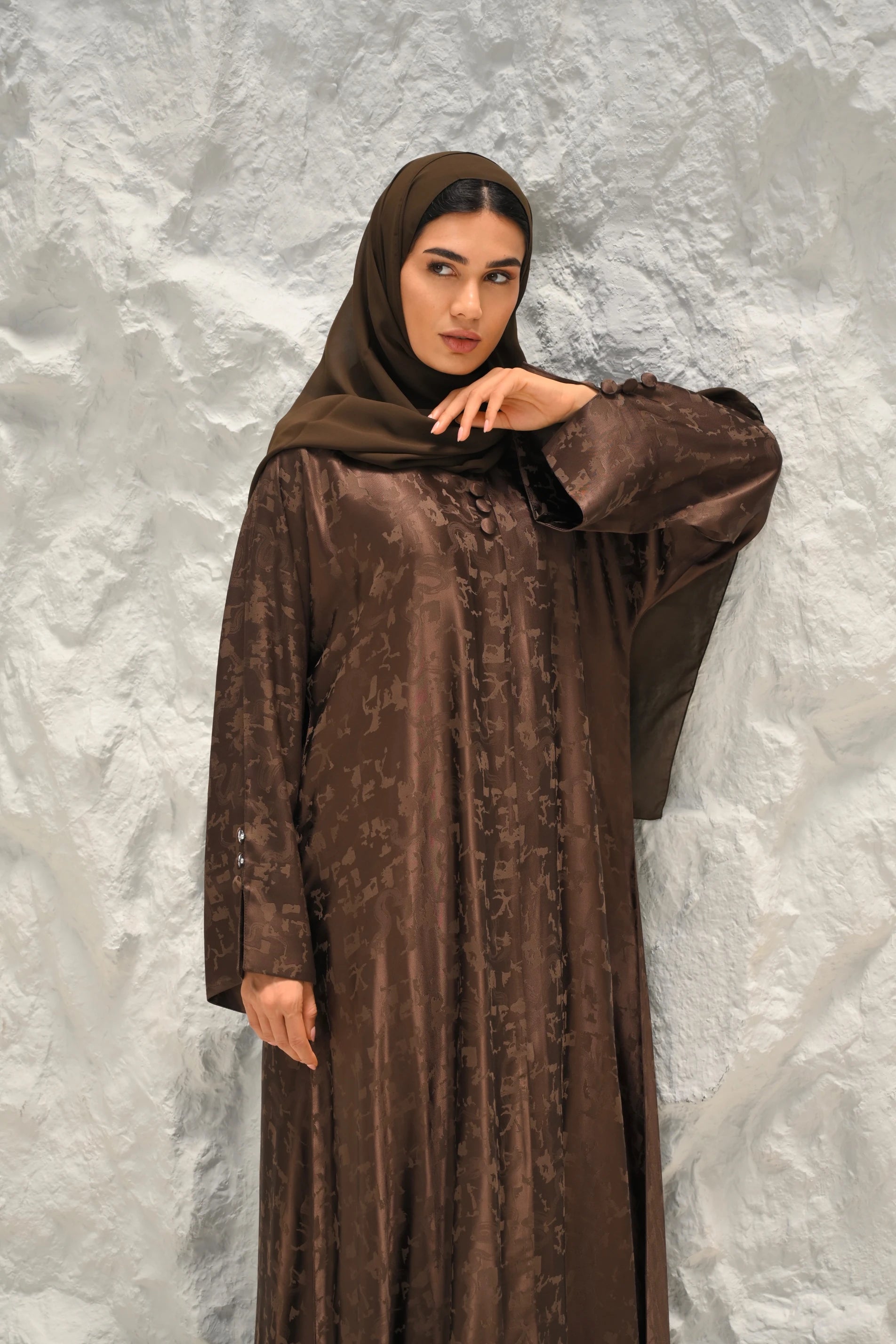 Zahia Abaya Brown
