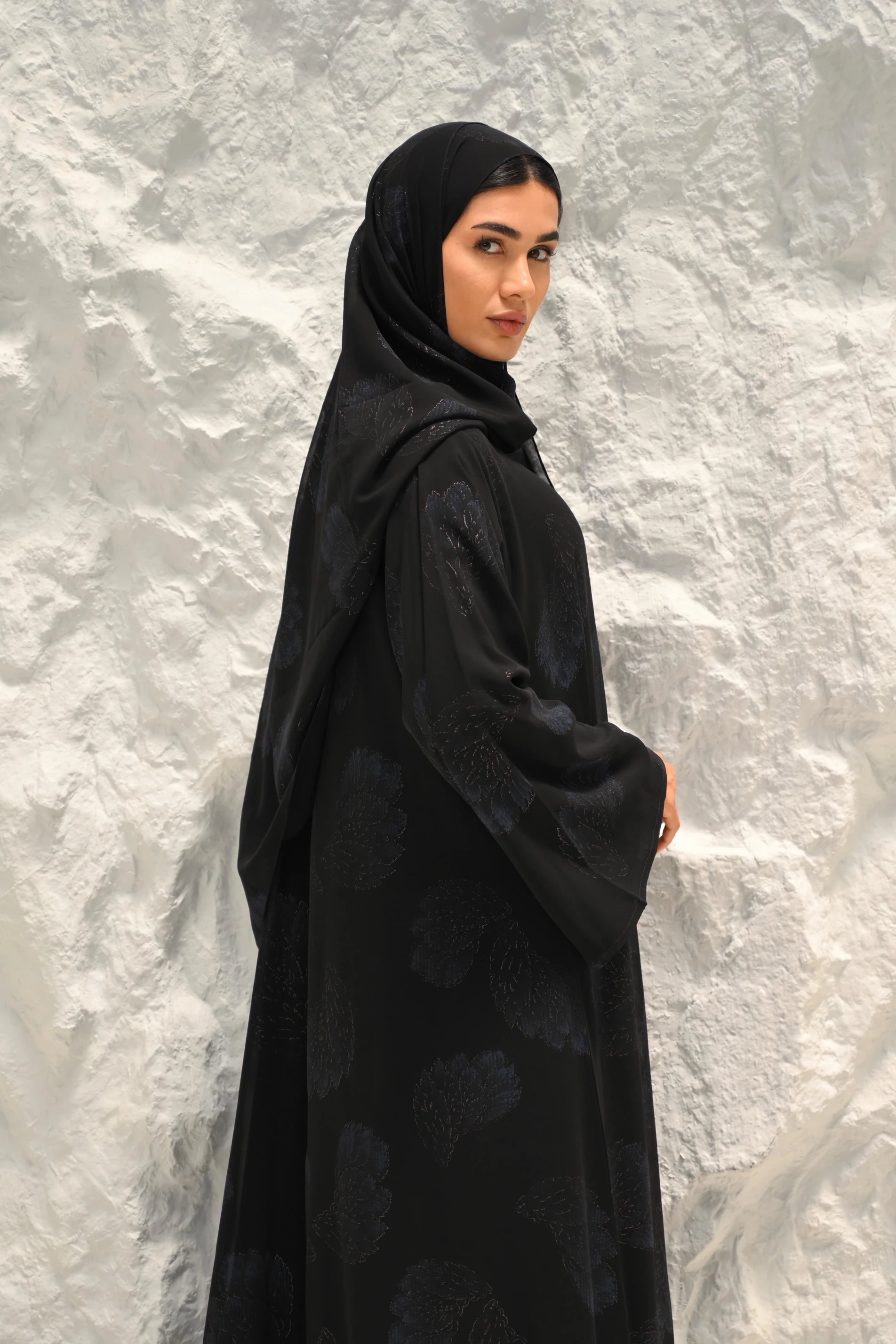 Mais Blue Abaya