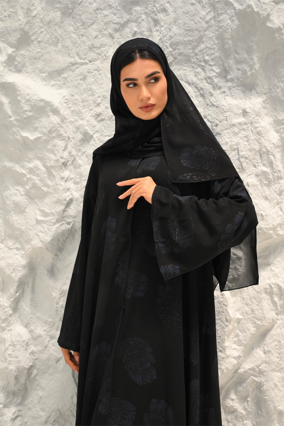 Mais Blue Abaya