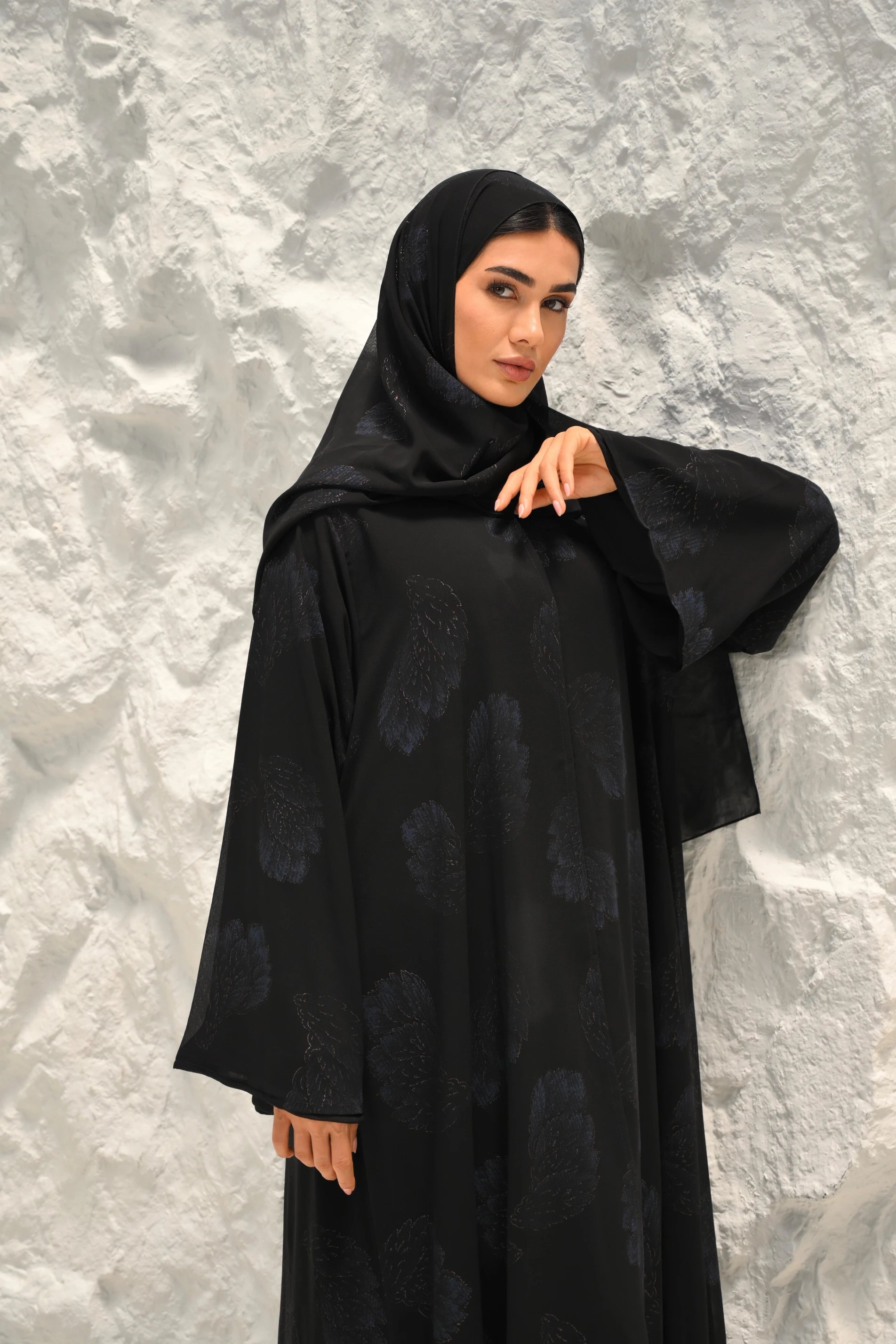 Mais Blue Abaya