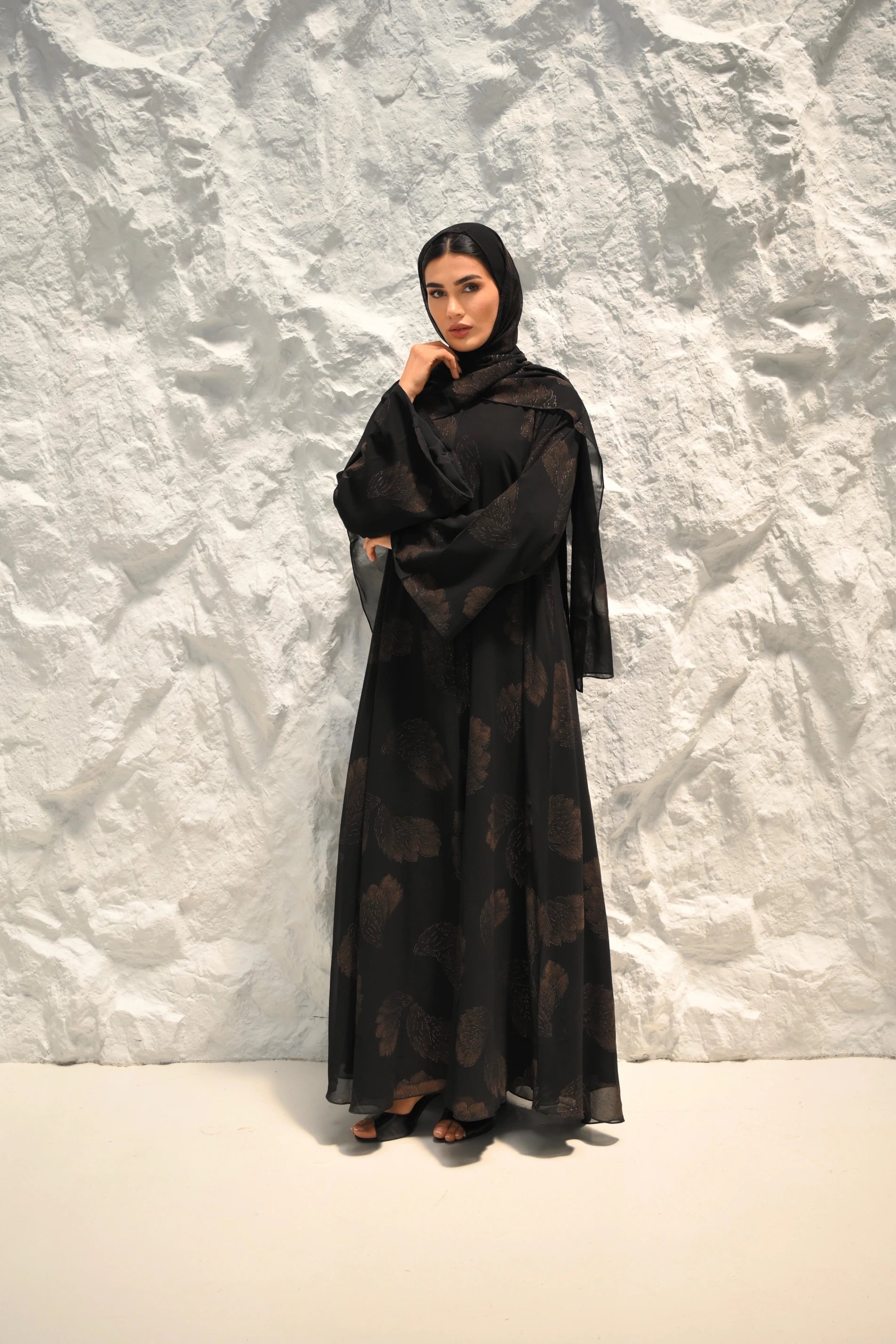 Mais Brown Abaya
