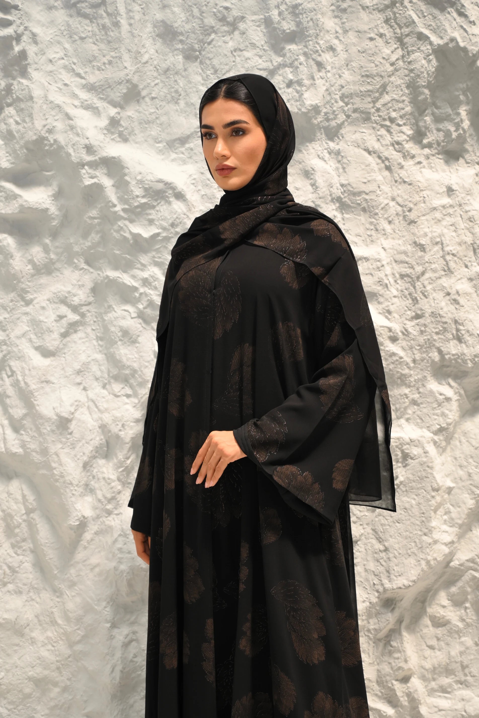 Mais Brown Abaya