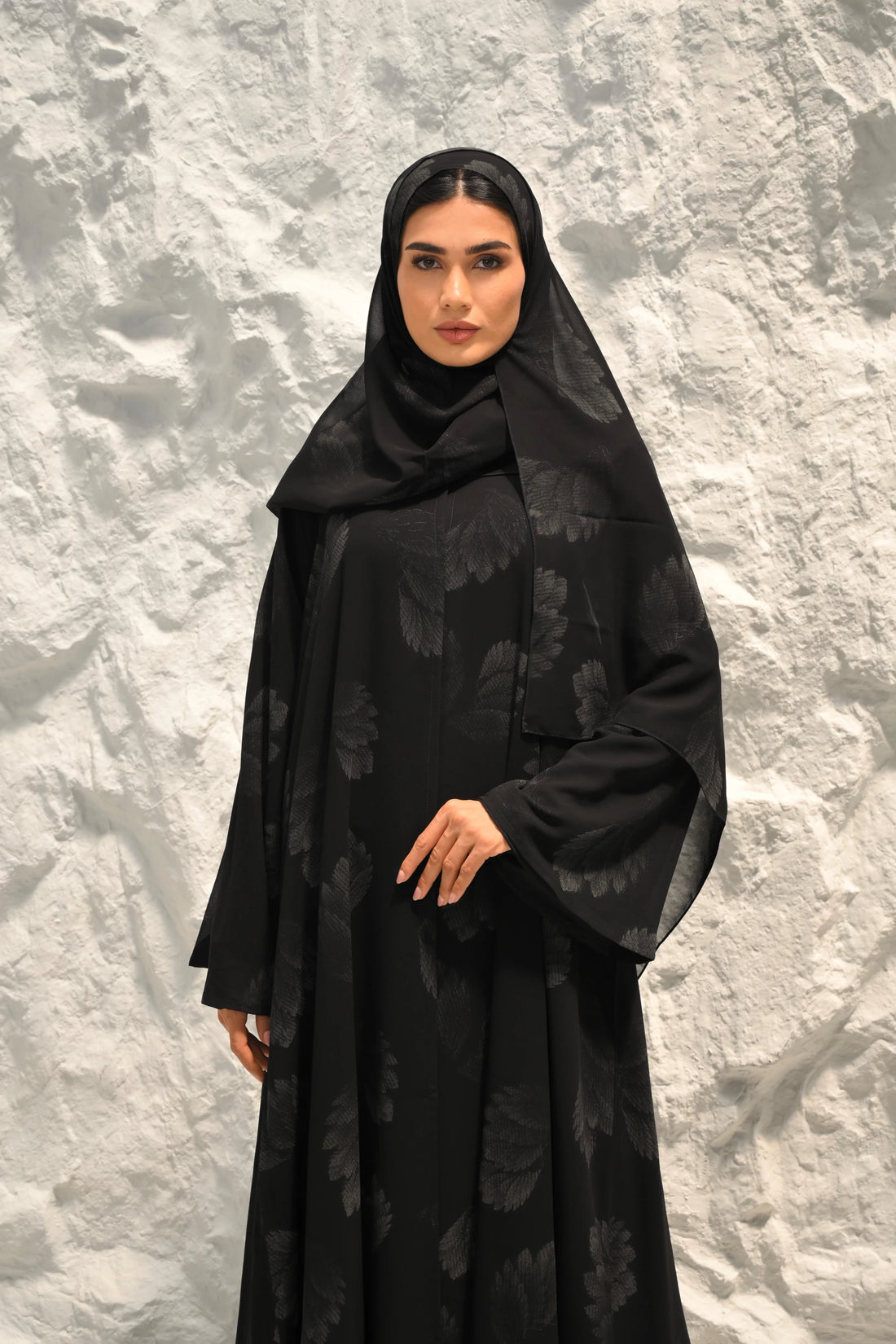 Mais Grey Abaya