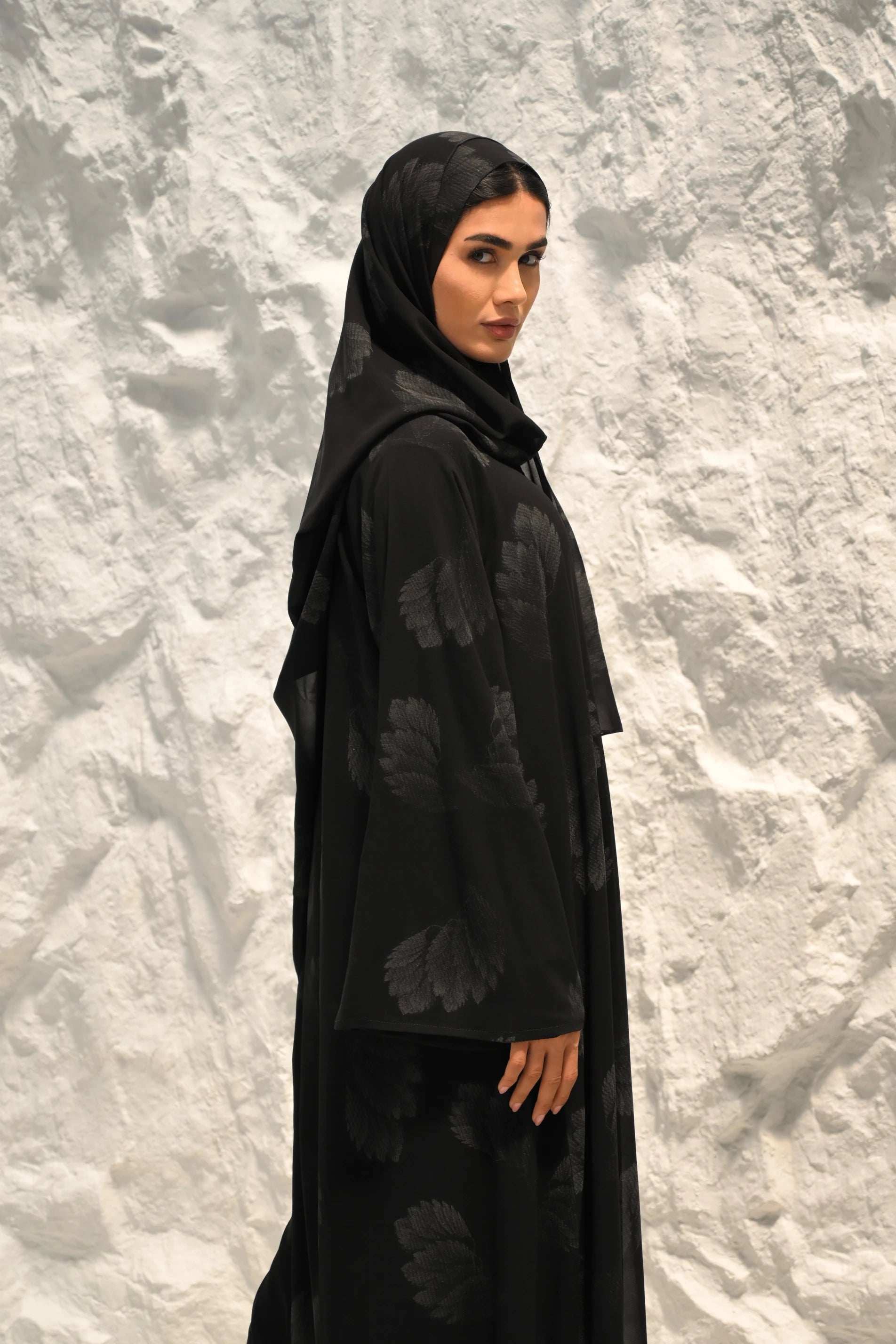 Mais Grey Abaya