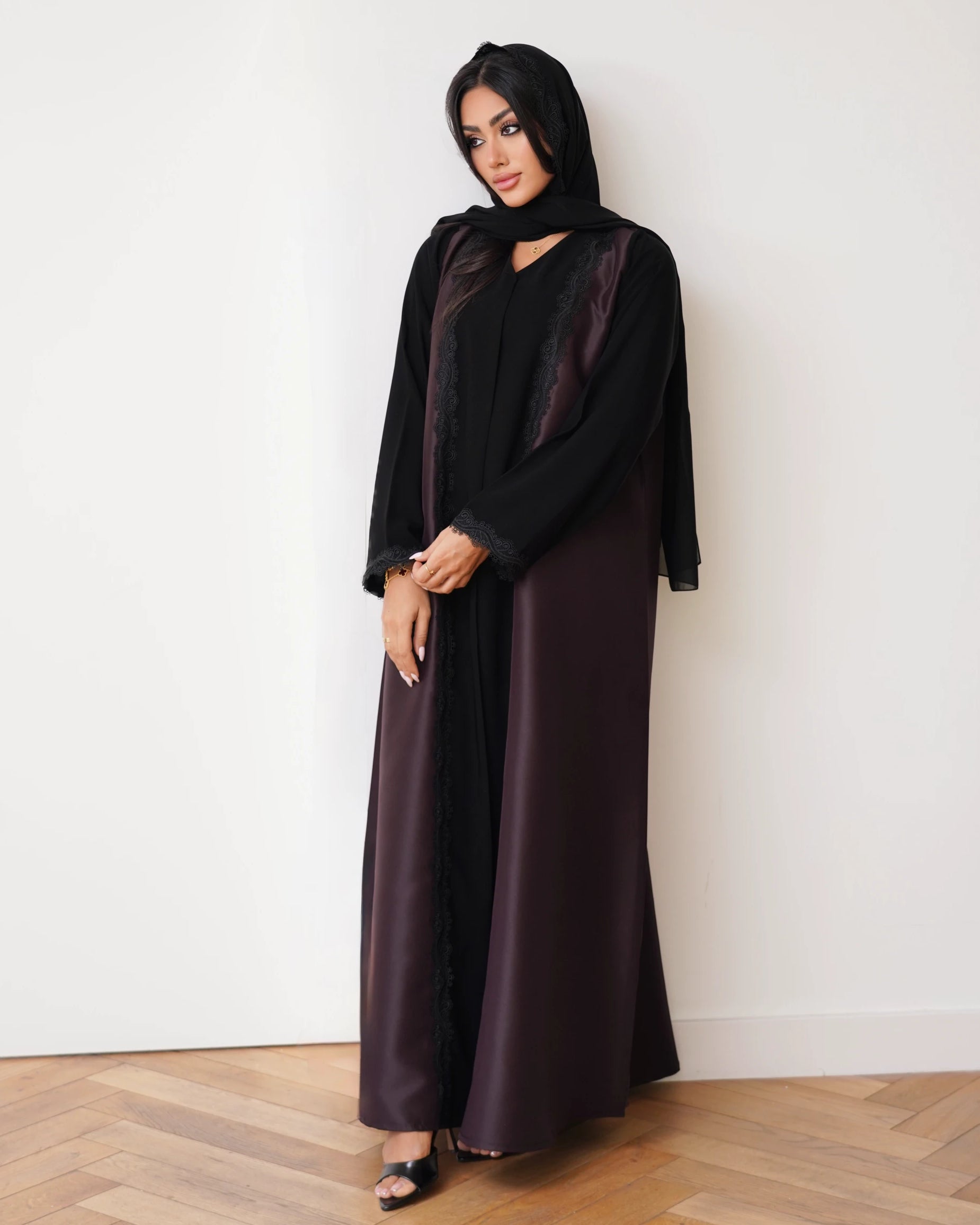 Executive Abaya | Eggplant