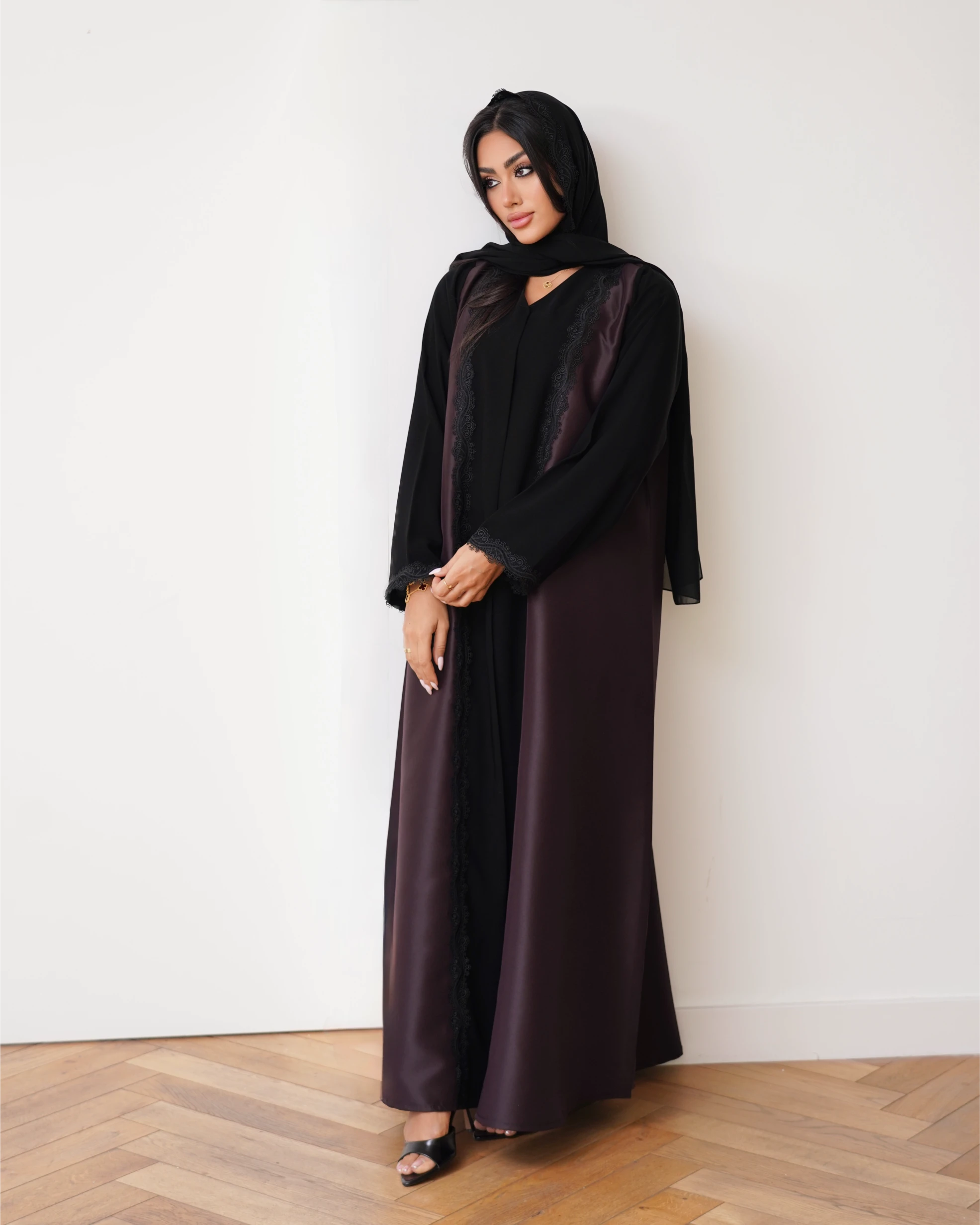 Executive Abaya | Eggplant