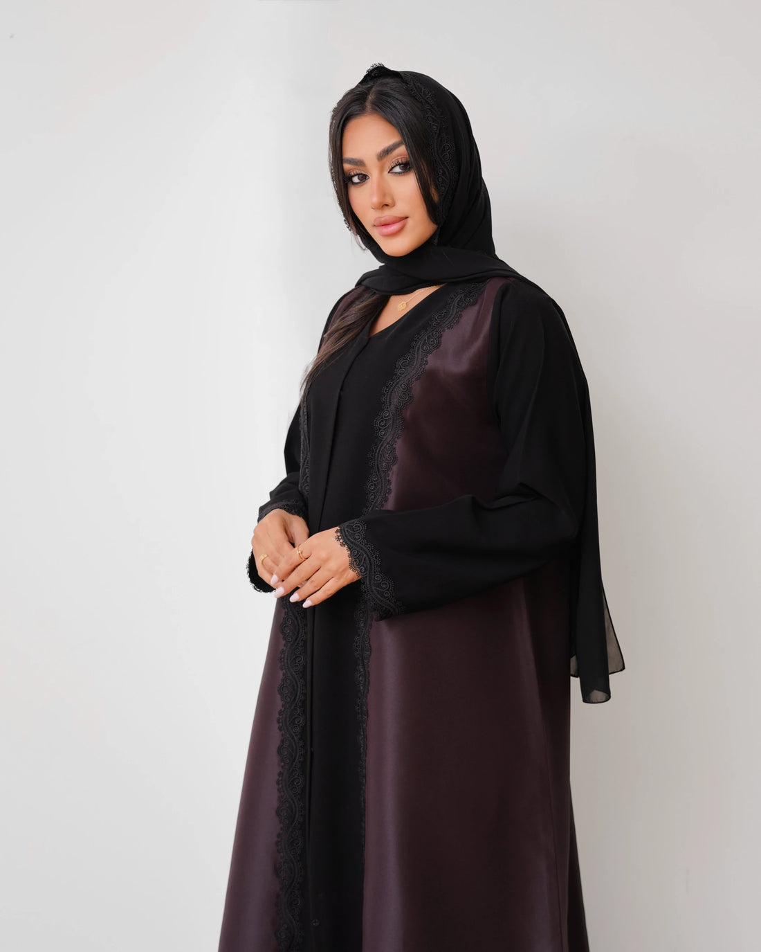 Executive Abaya | Eggplant