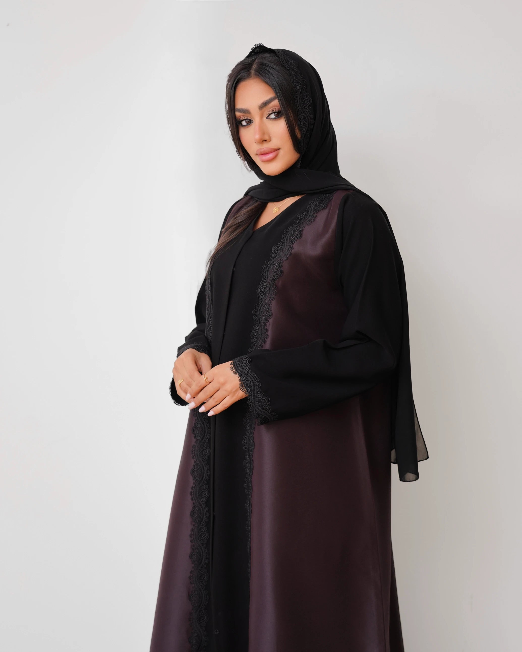 Executive Abaya | Eggplant