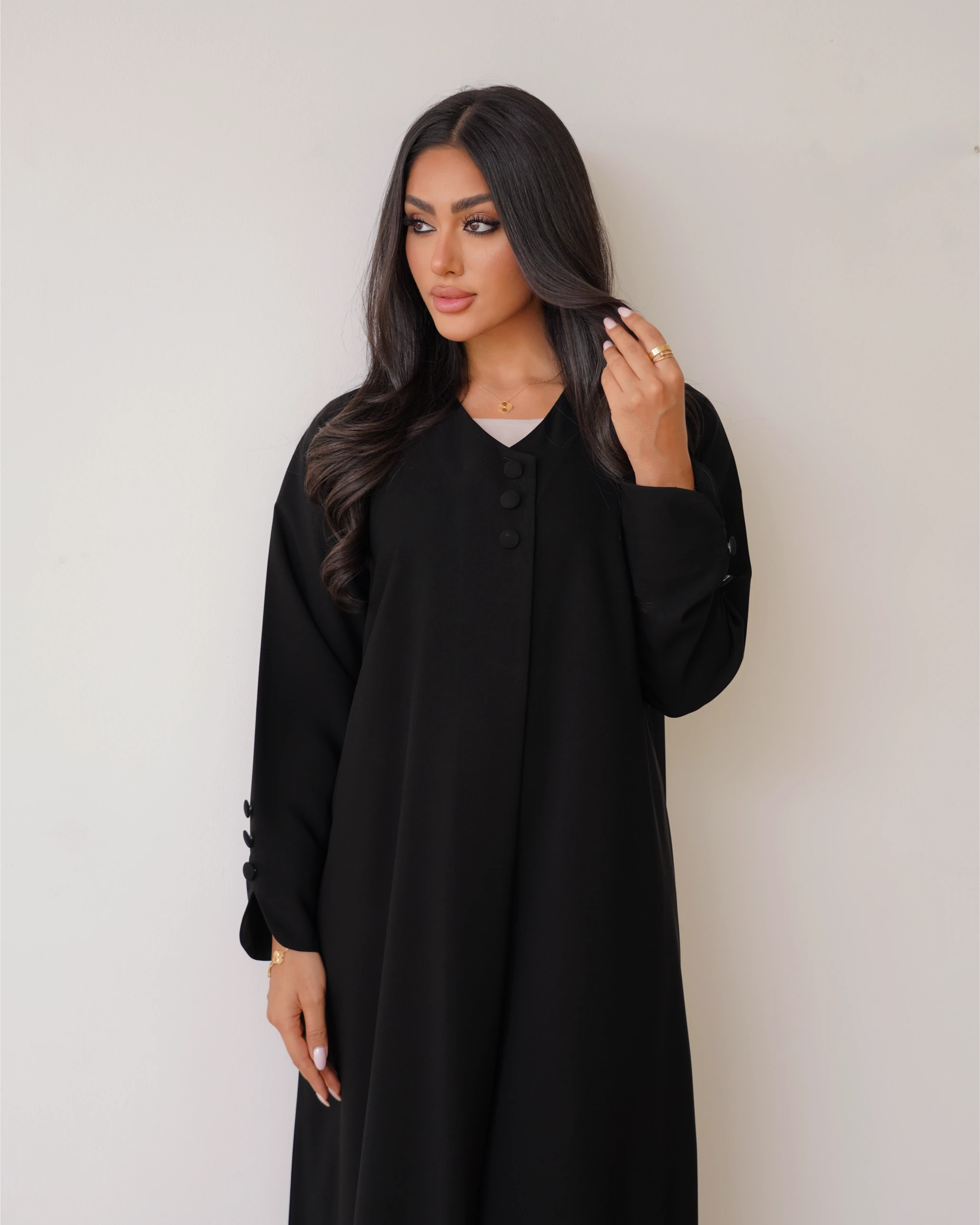 Latifa Abaya | Black