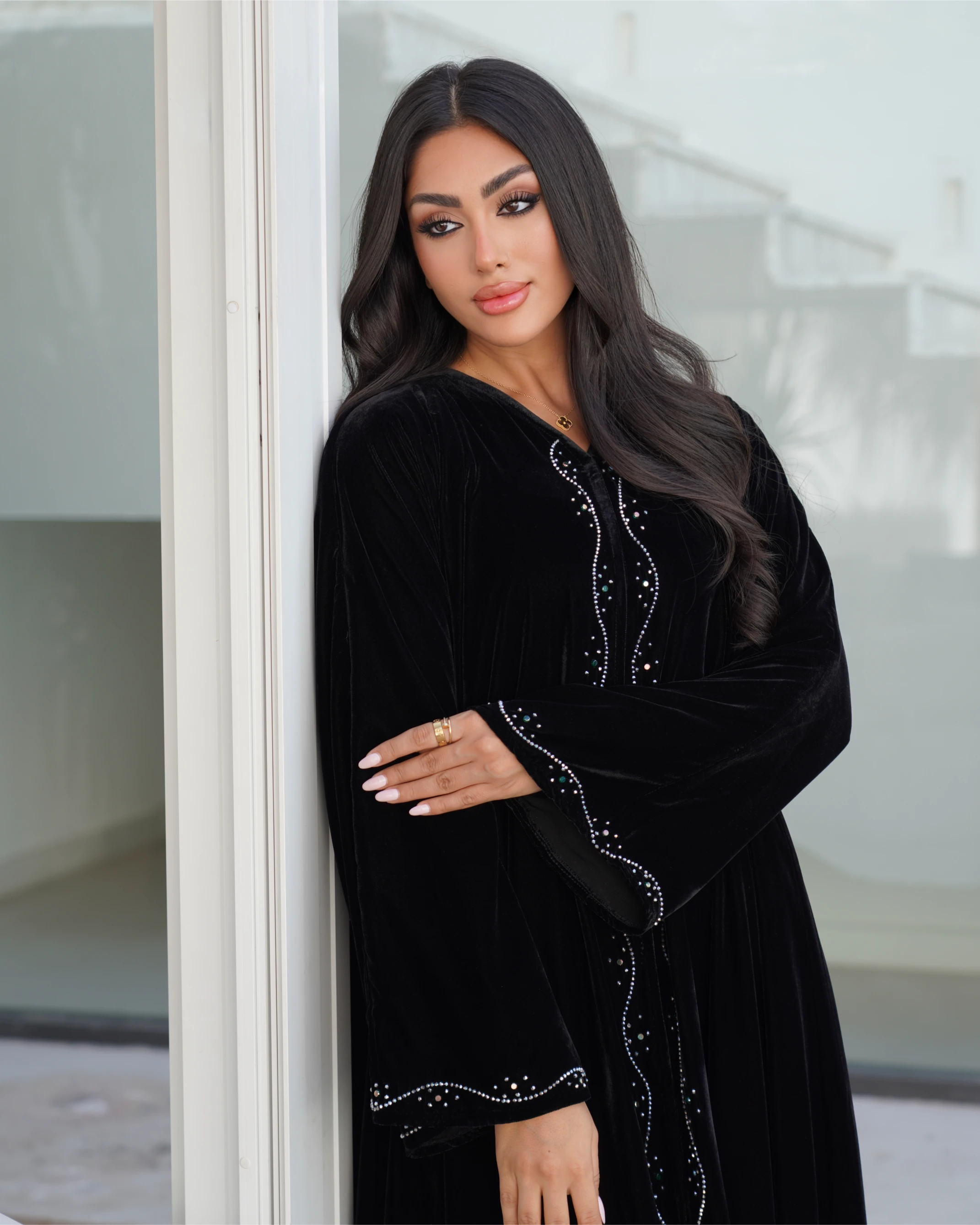 Awatef Abaya | Black