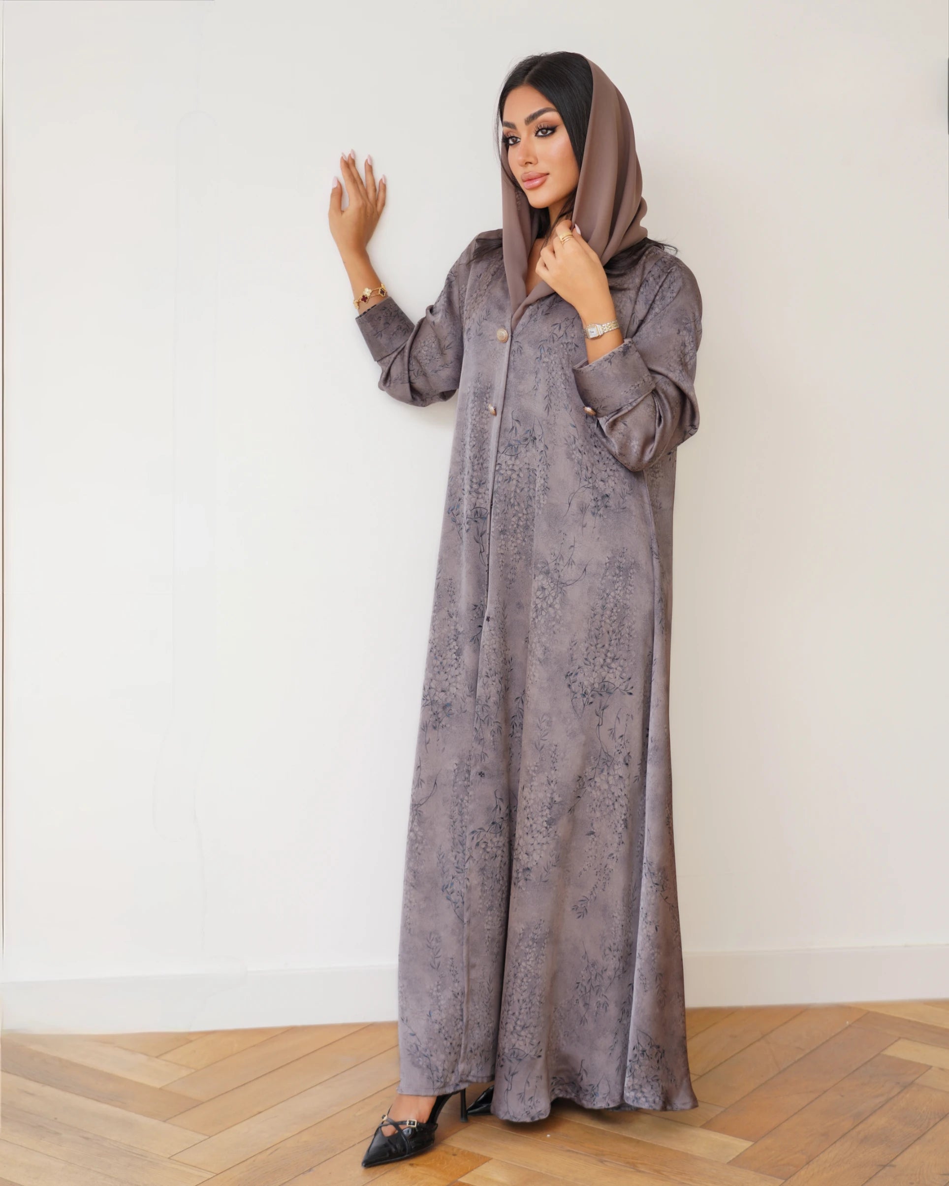 Ruby Abaya | Dark Red