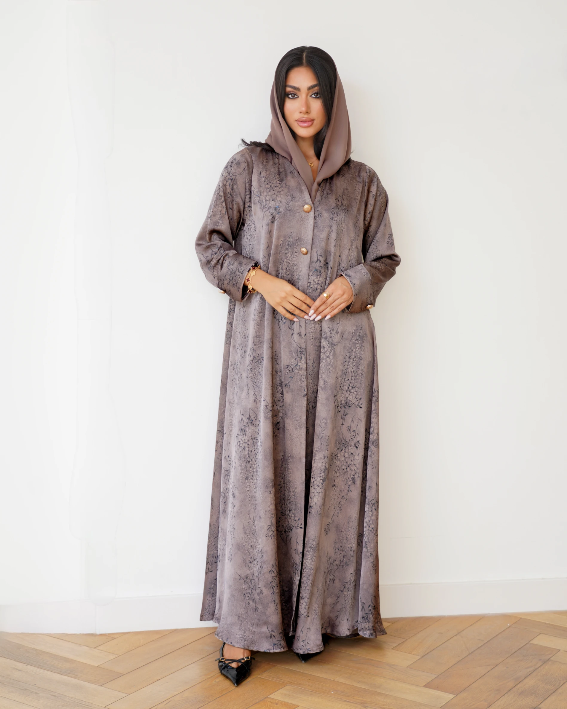 Ruby Abaya | Dark Red