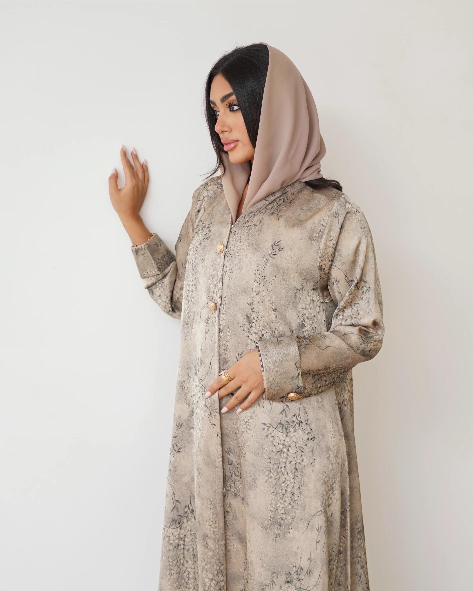 Ruby Abaya | Beige